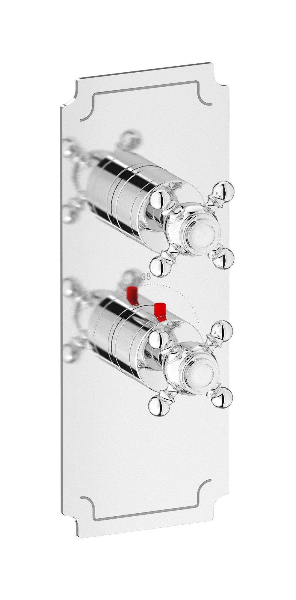 AQUA - 1 WAY EUA115 by IB - Miscelatore per doccia a 2 fori termostatico - 2