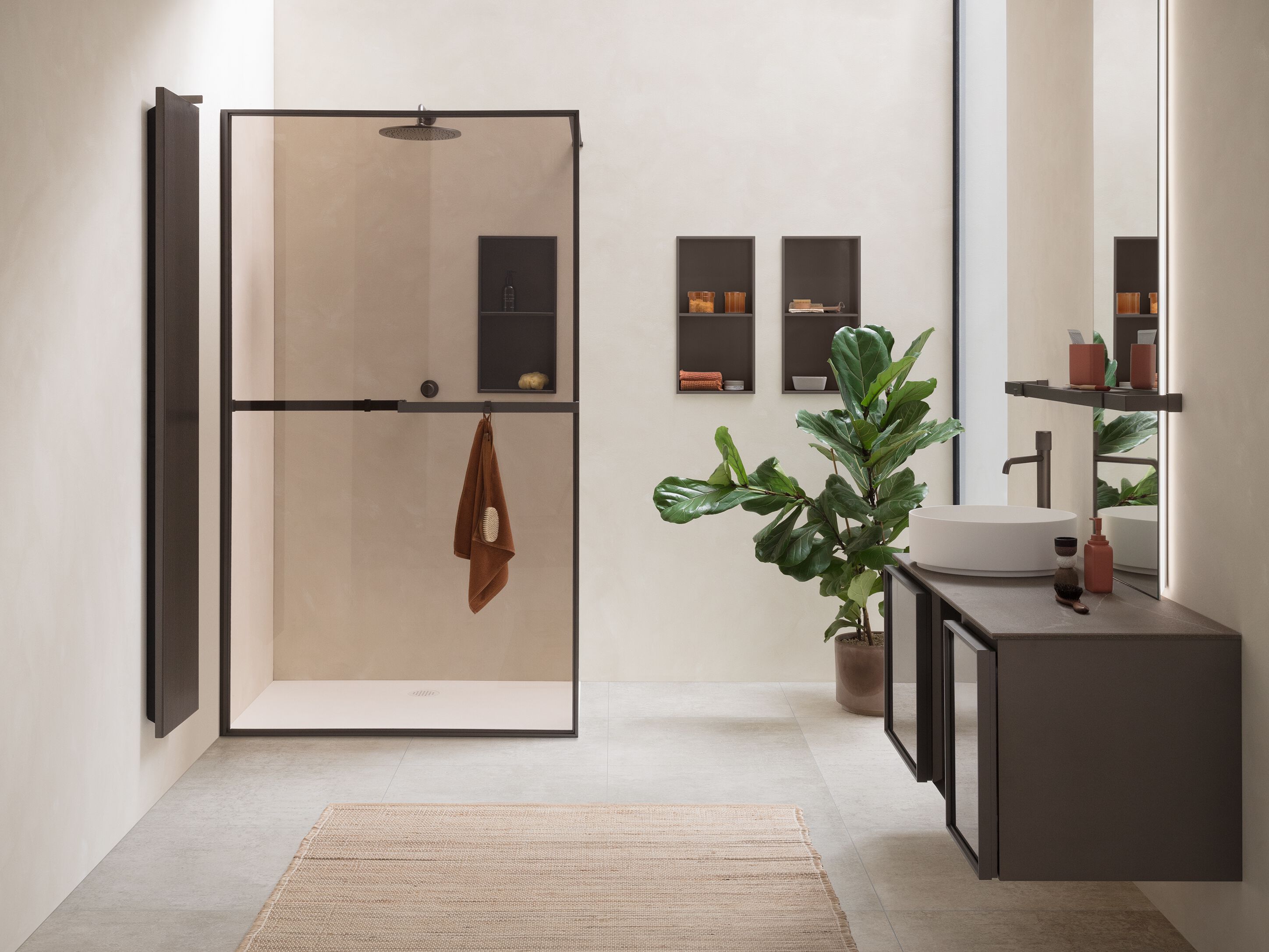 HORIZON SYSTEM by ARBLU - Mobile e walk-in con braccetto