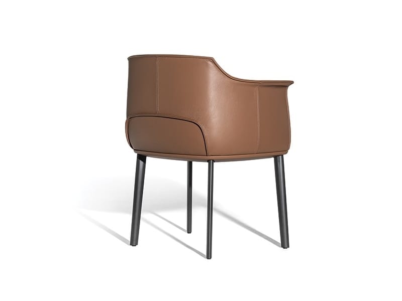 ARCHIBALD Leather easy chair By Poltrona Frau design JeanMarie Massaud
