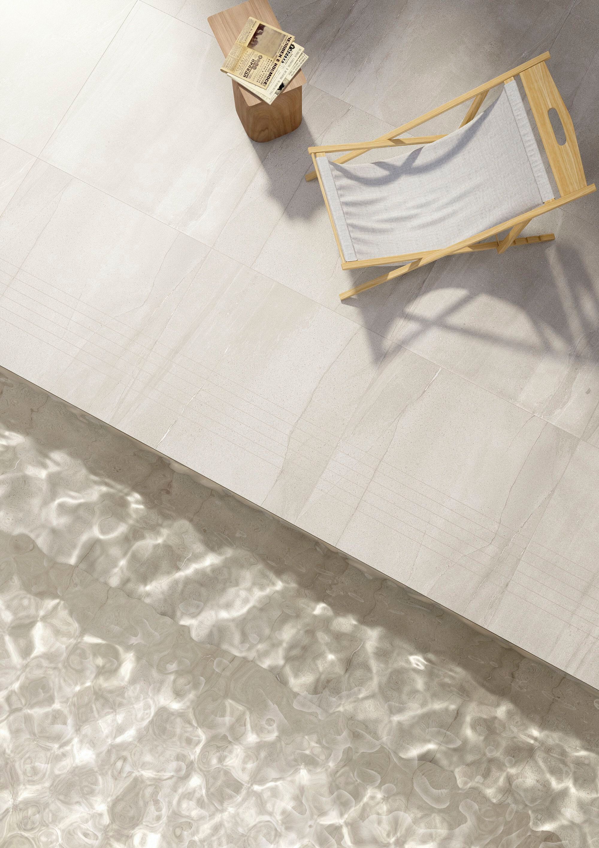 BASALTO BEIGE ACTIVE by ARIOSTEA - Pavimento/rivestimento in gres porcellanato per interni effetto pietra - 6