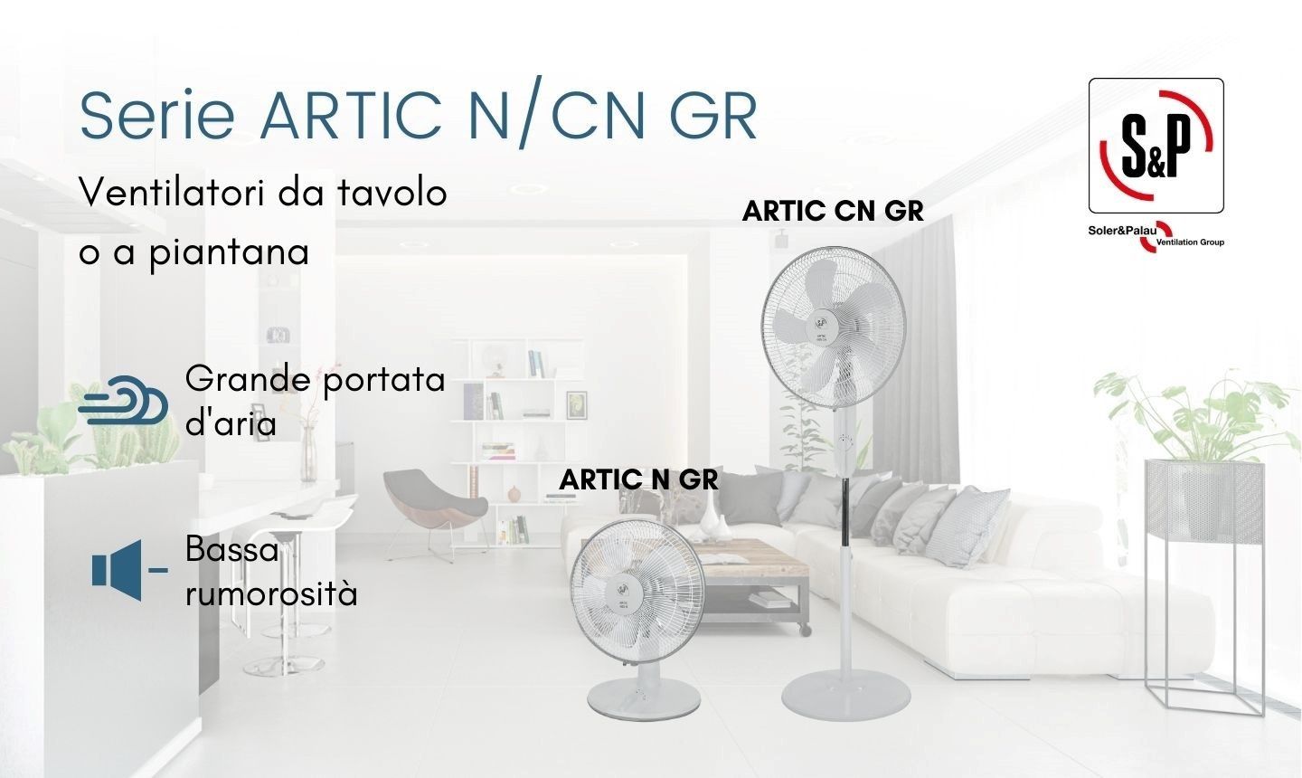 ARTIC CN GR by S&P Italia - Ventilatore a piantana - 3