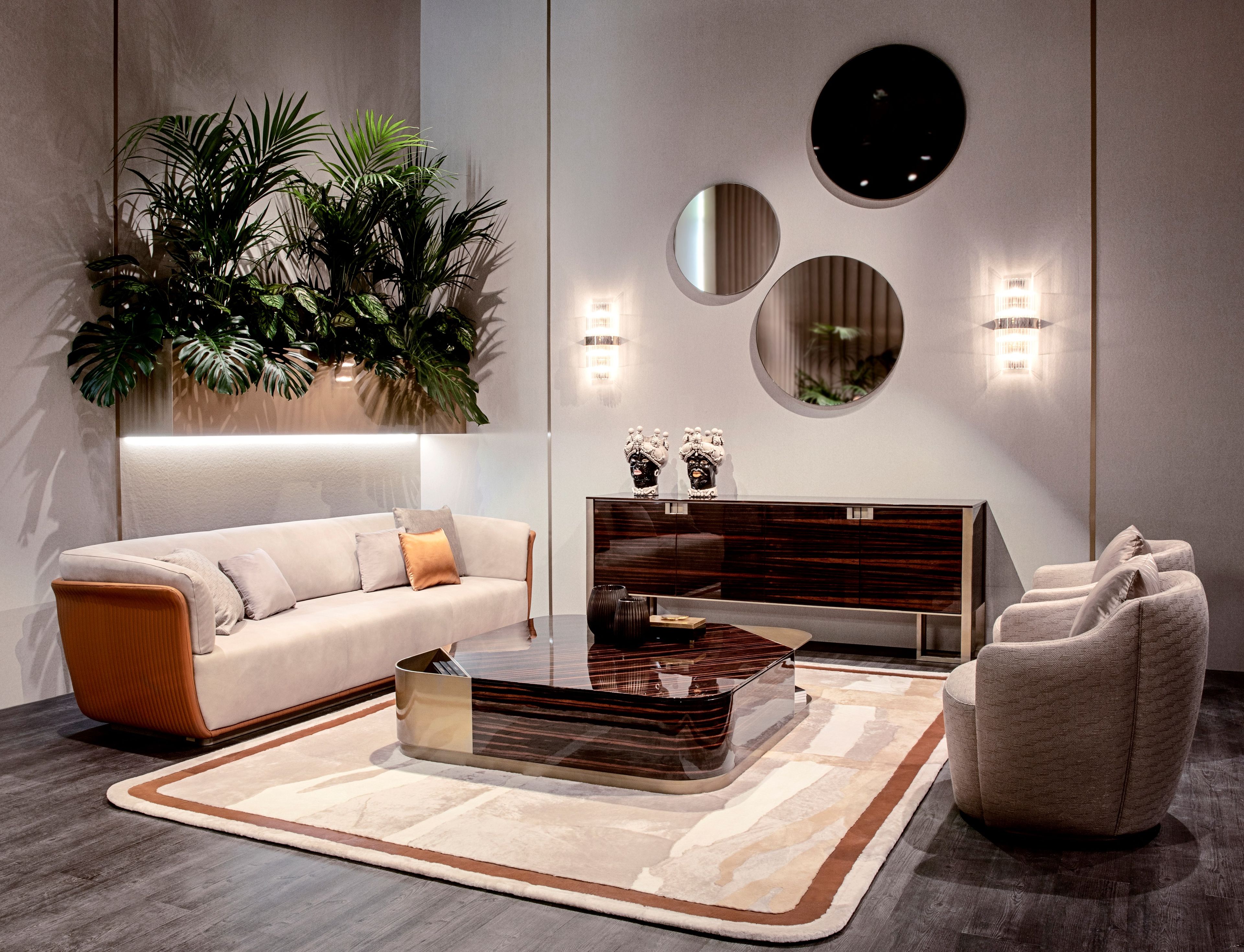 AUDREY M by Capital Collection - Poltrona in tessuto con braccioli - 2