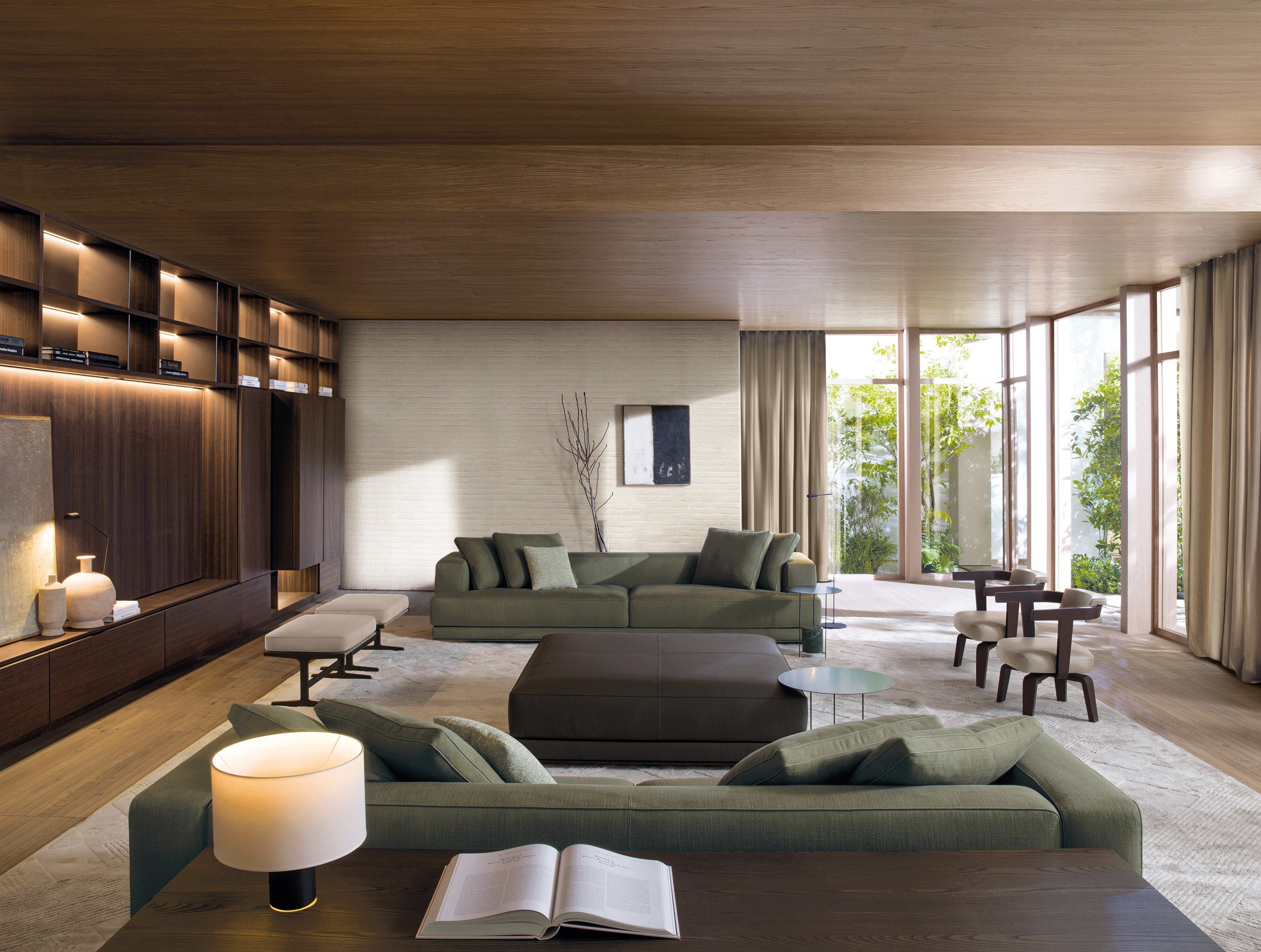 AUGUSTO Canapé en tissu By Molteni & C. design Vincent Van Duysen