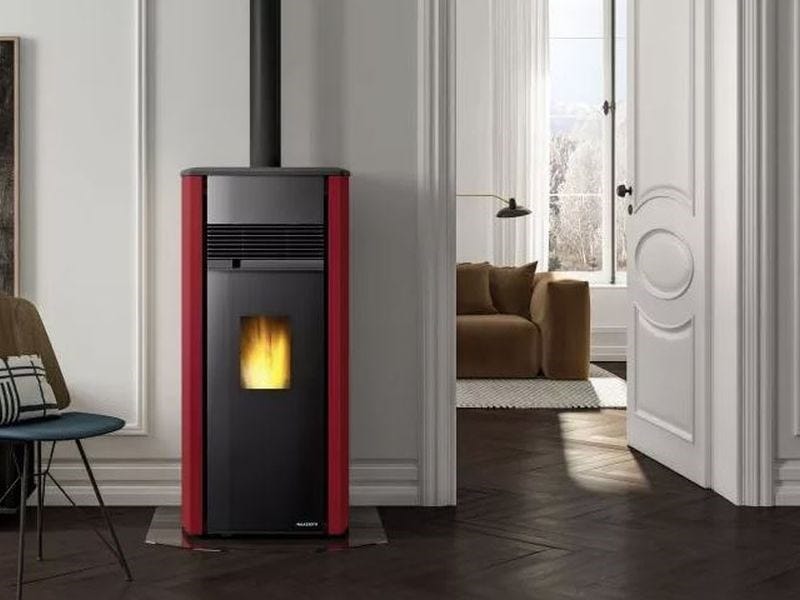 AURORA US by PALAZZETTI - Stufa a pellet per riscaldamento aria