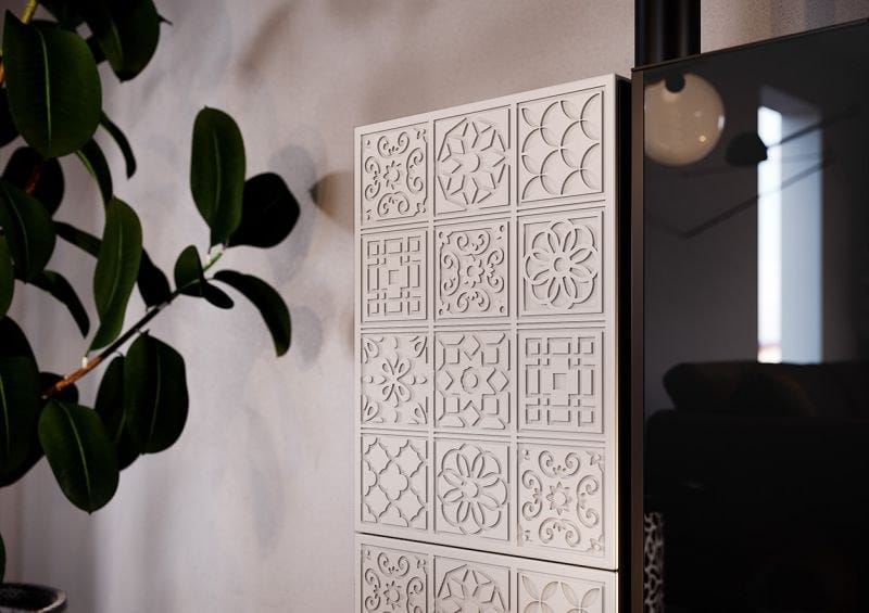 AZULEIA by CAMINETTI MONTEGRAPPA - Stufa a pellet in maiolica - 2