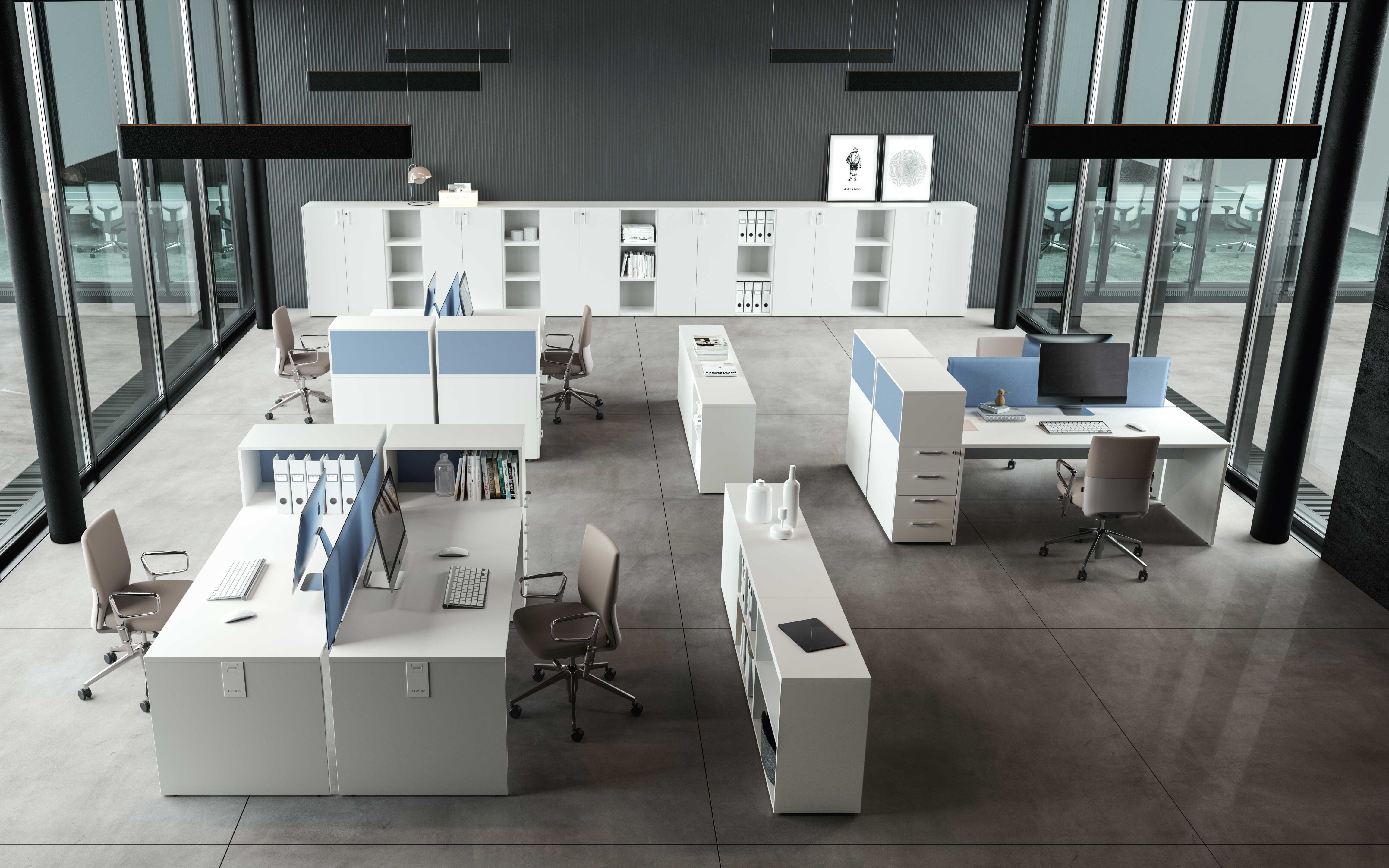 FUNNY - WOODEN SIDE Office desk By About Office