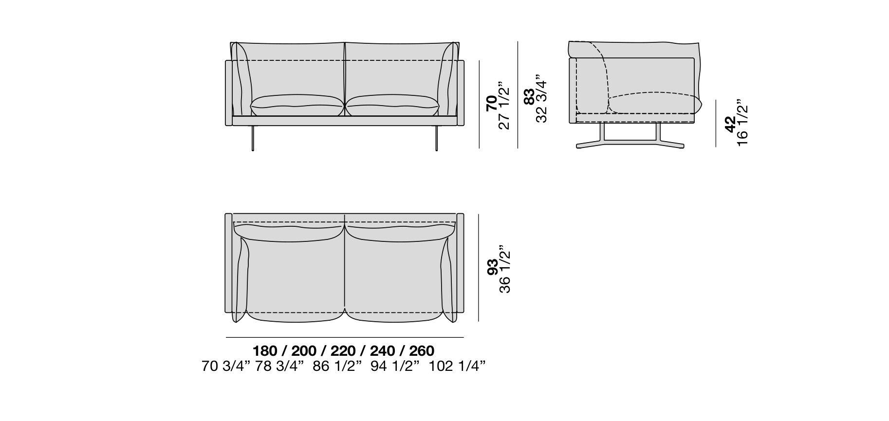 OSLO Sofa By Alf DaFrè