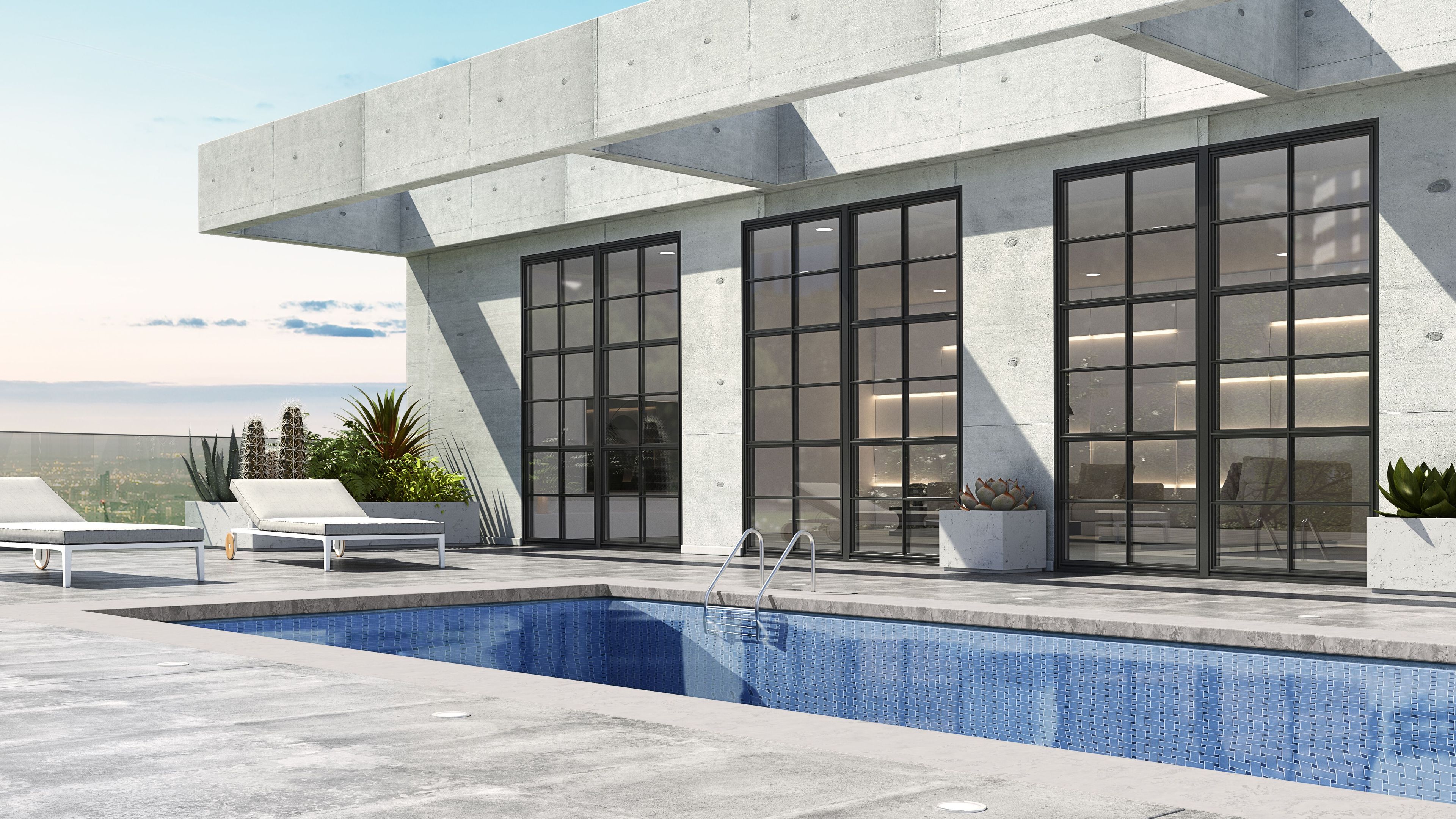 SMARTIA S67 URBAN by Alumil - Finestra a battente a taglio termico - 2