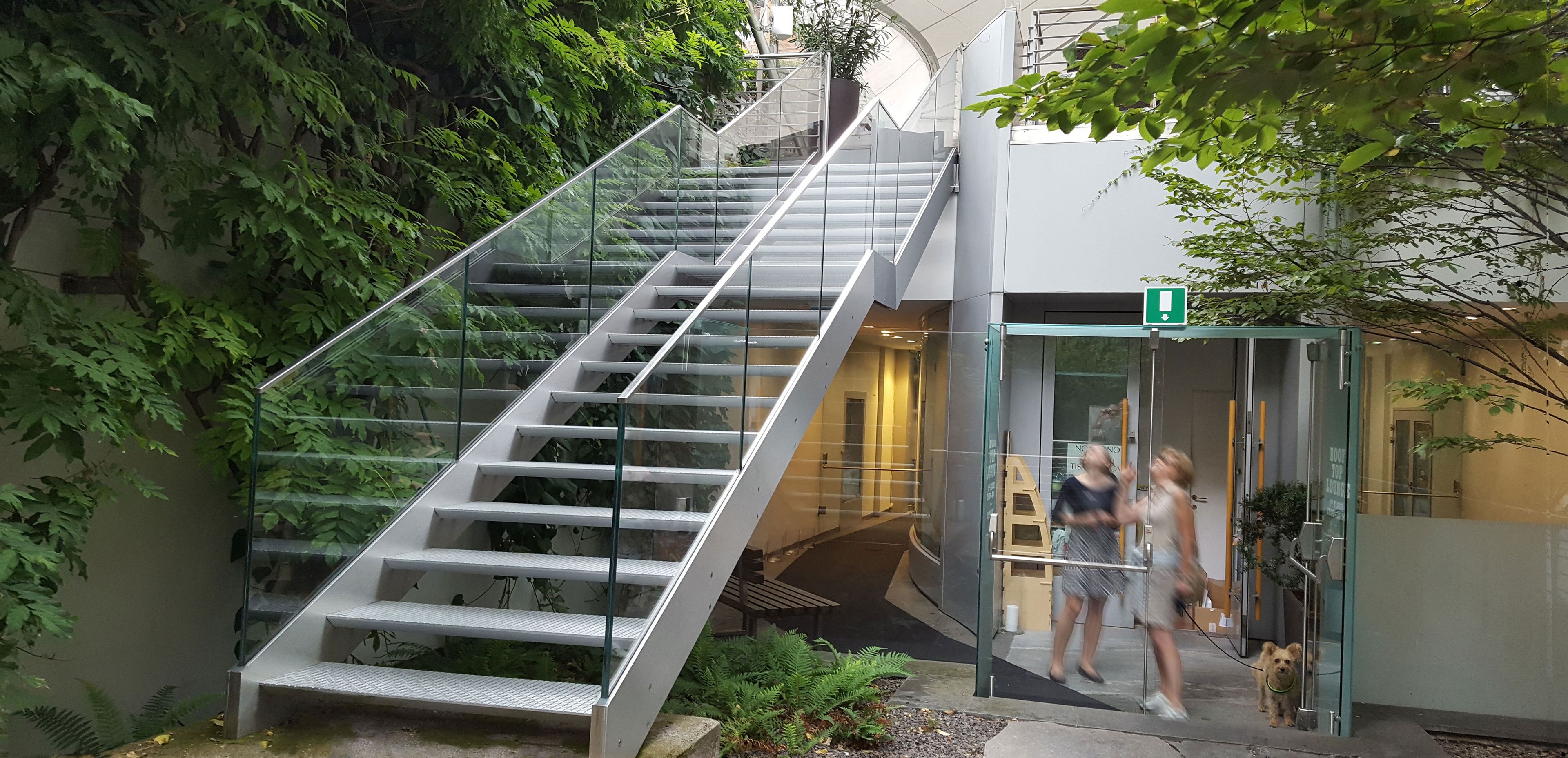 Aluminium Fire escape staircase By ALUSCALAE