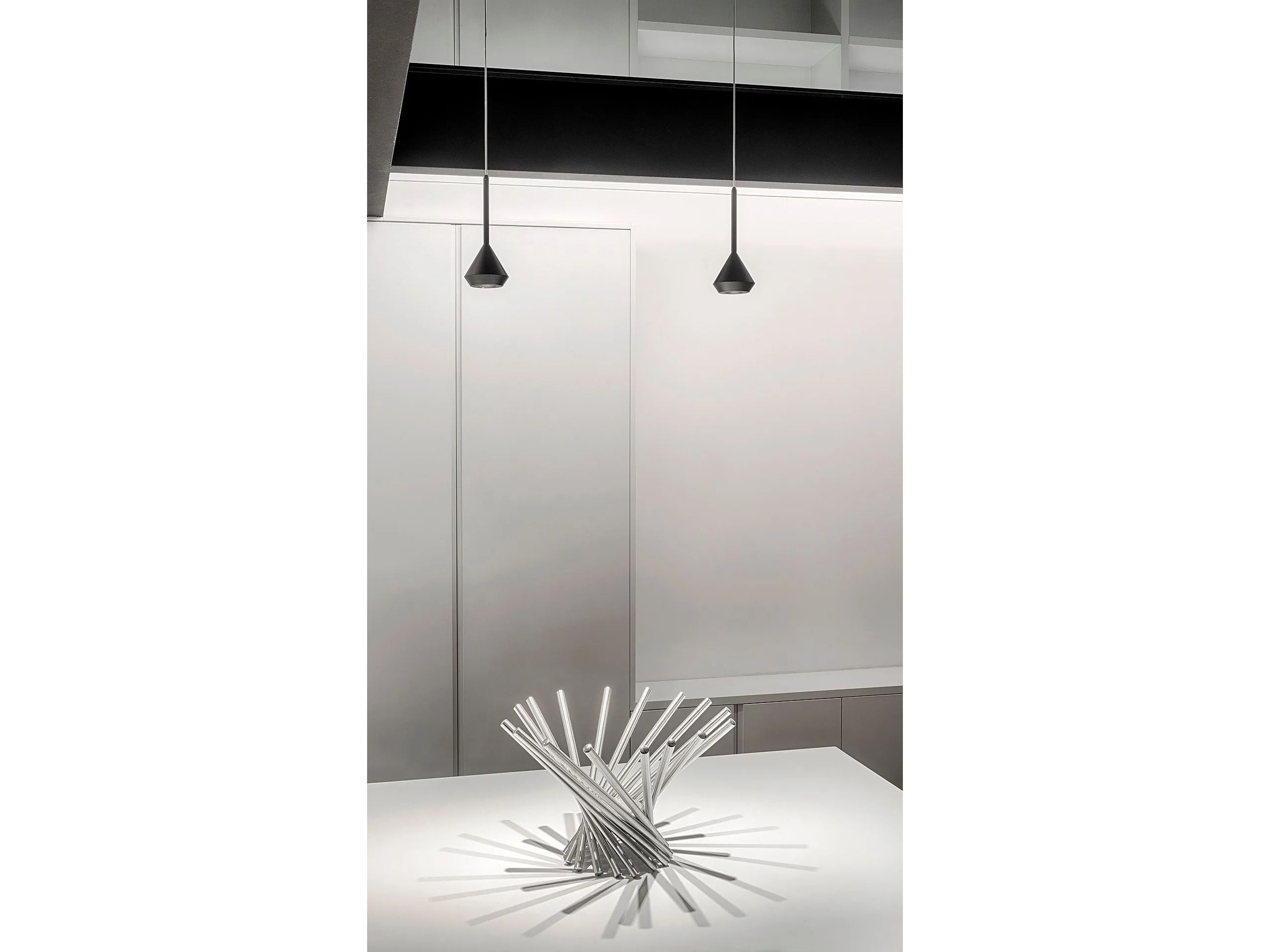 SPIN BASE by Arkoslight - Lampada a sospensione a LED in alluminio - 18