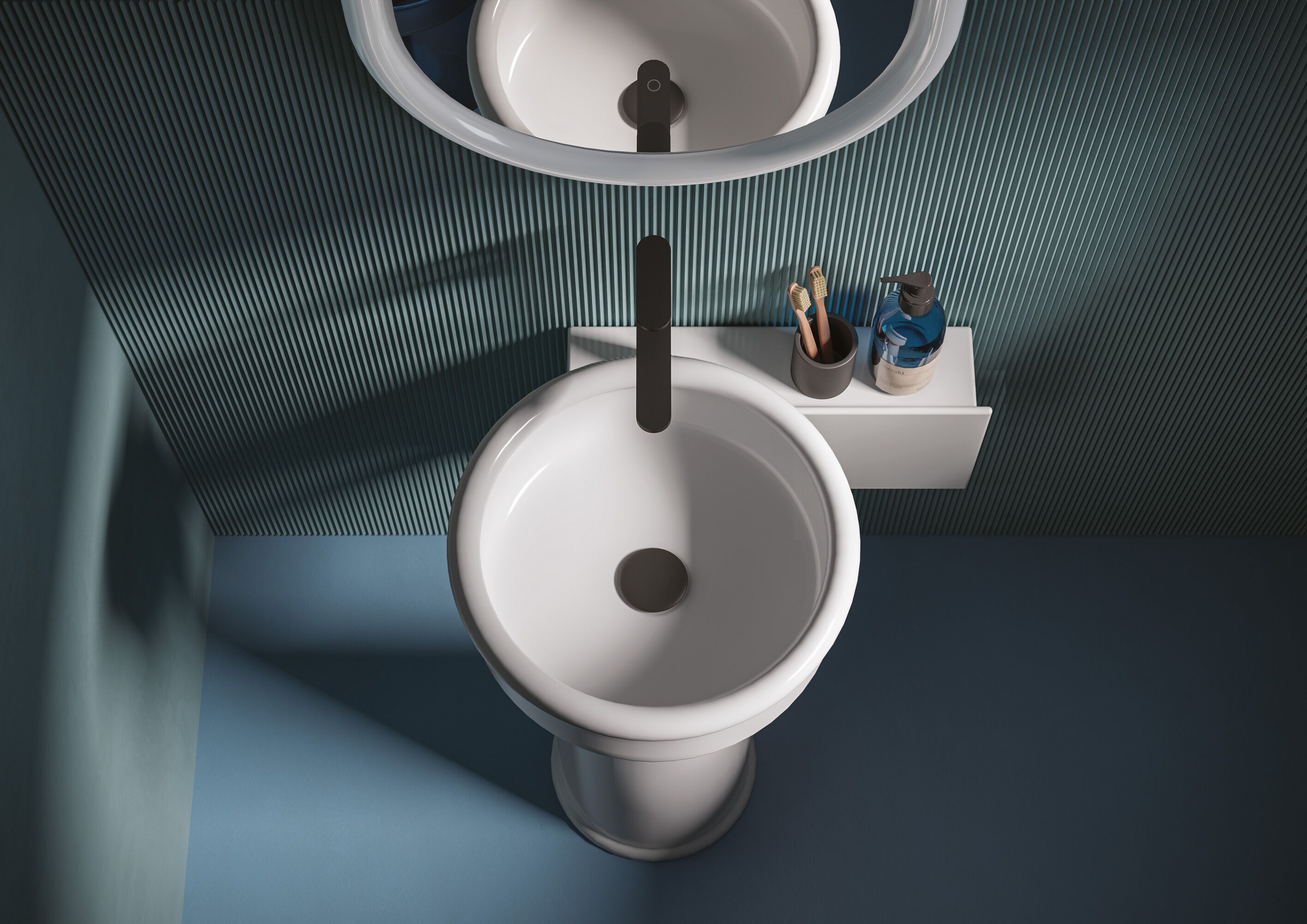 PASSEPARTOUT by Artceram - Mensola bagno in ceramica - 5