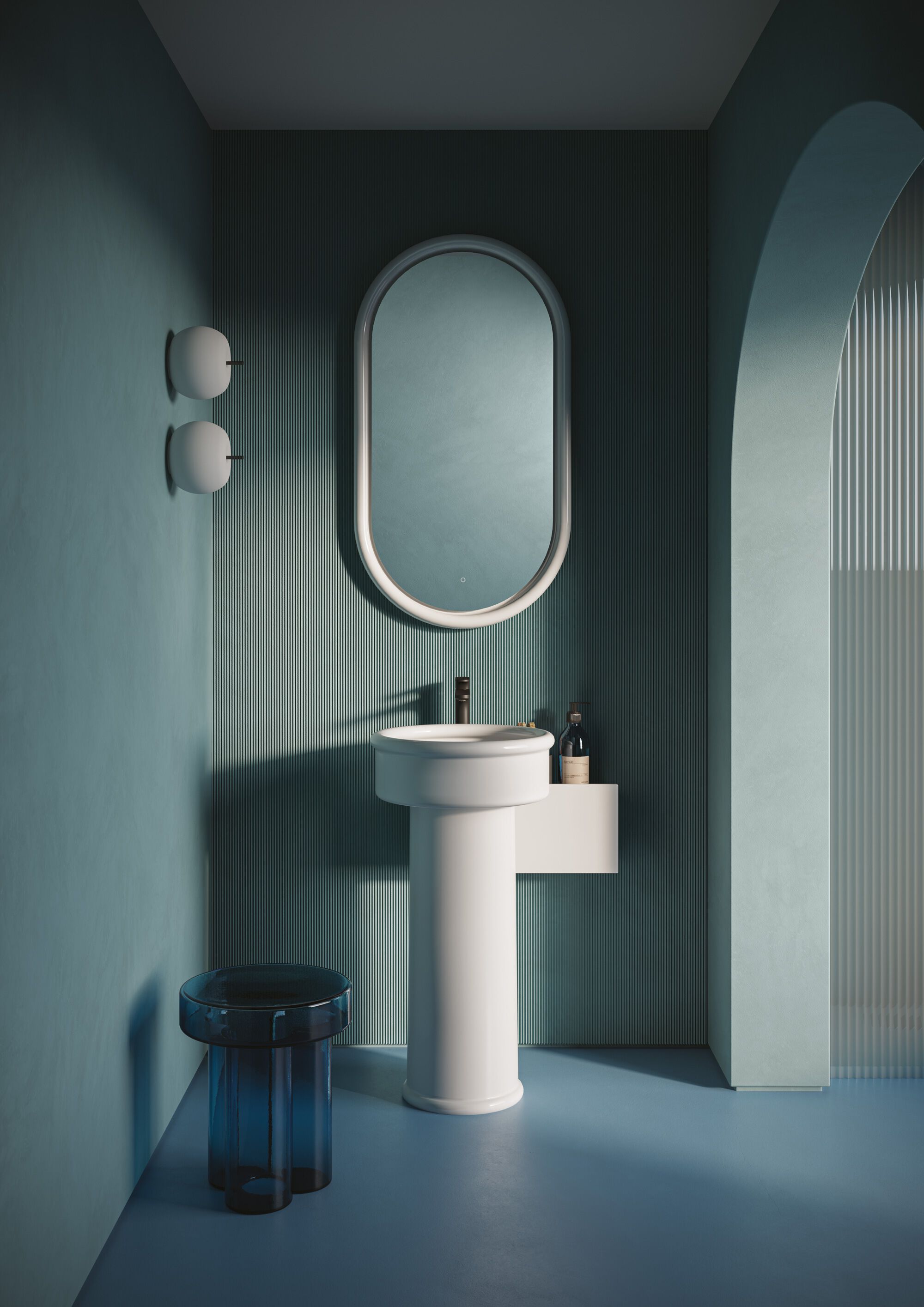 PASSEPARTOUT by Artceram - Mensola bagno in ceramica - 4