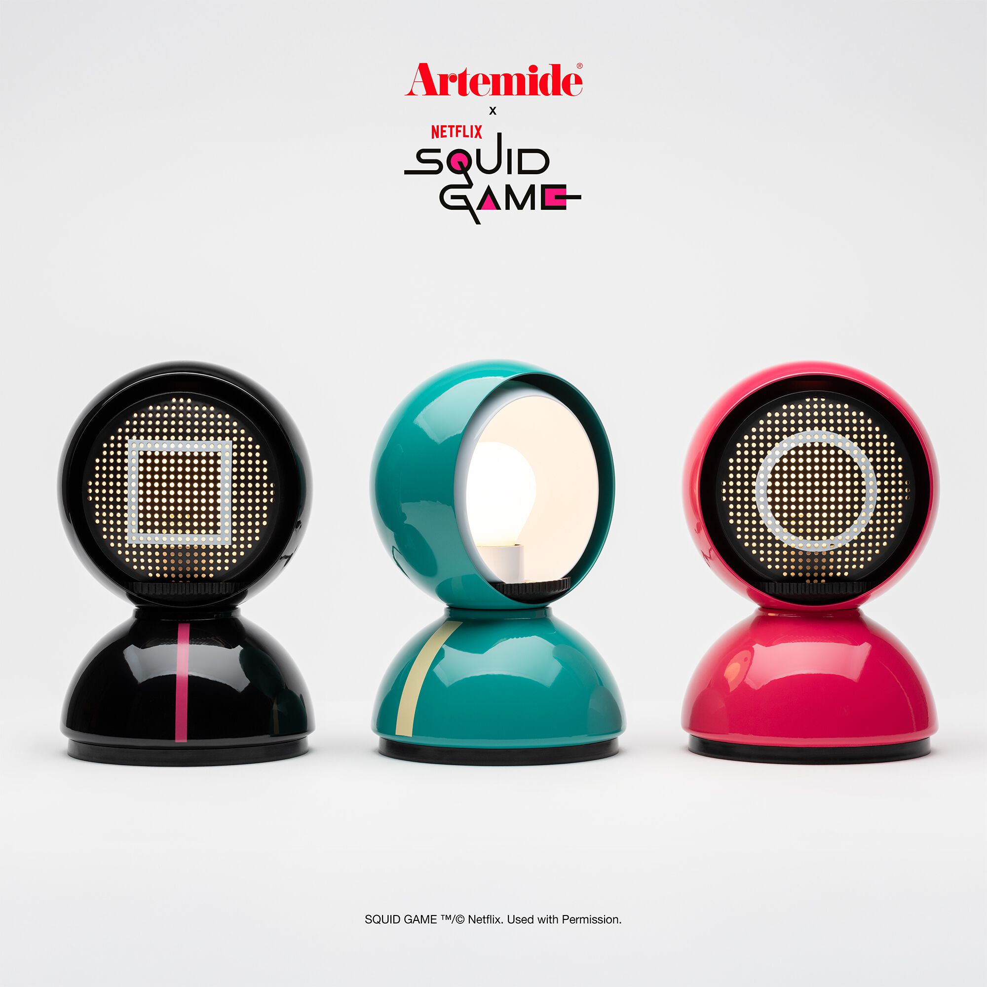 ECLISSE X SQUID GAME GUARD by Artemide - Lampada da tavolo in metallo verniciato - 9