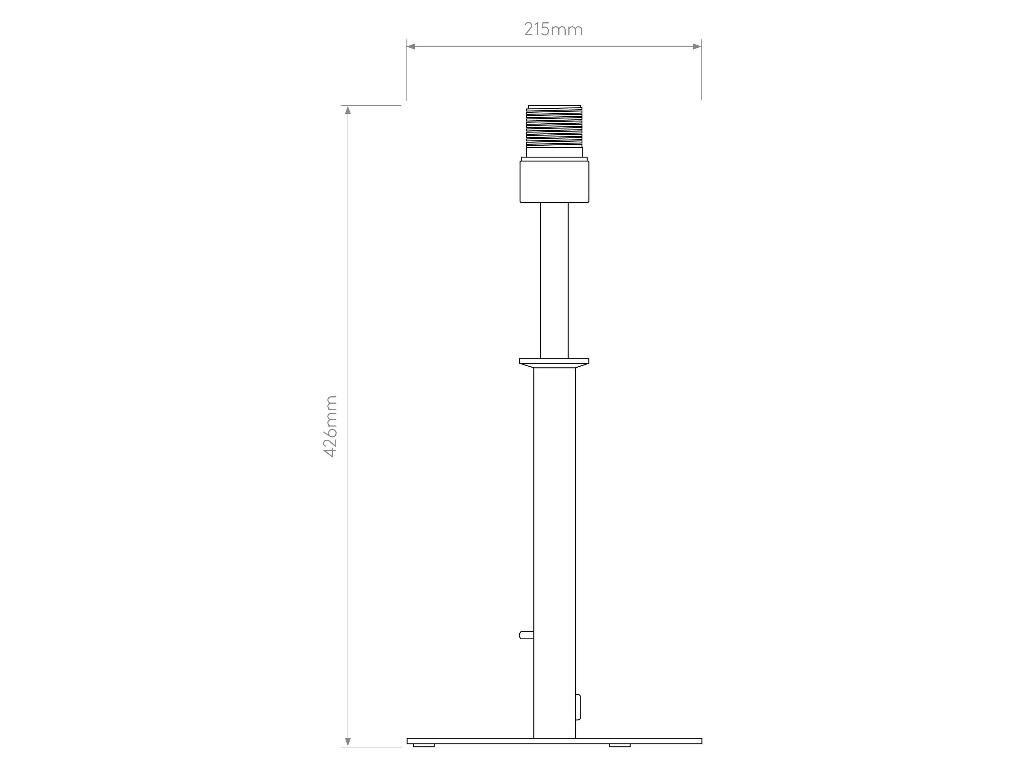 Dimensions CLUB TABLE