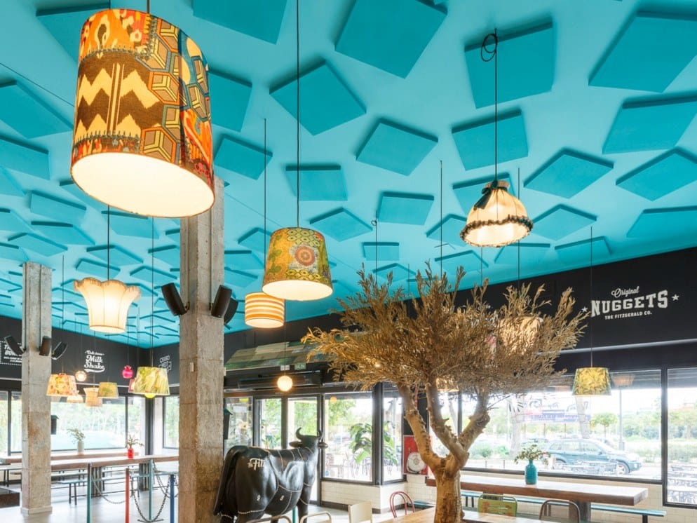 FOAM BASIC REGULAR by ECOcero - Pannelli per controsoffitto acustico in schiuma