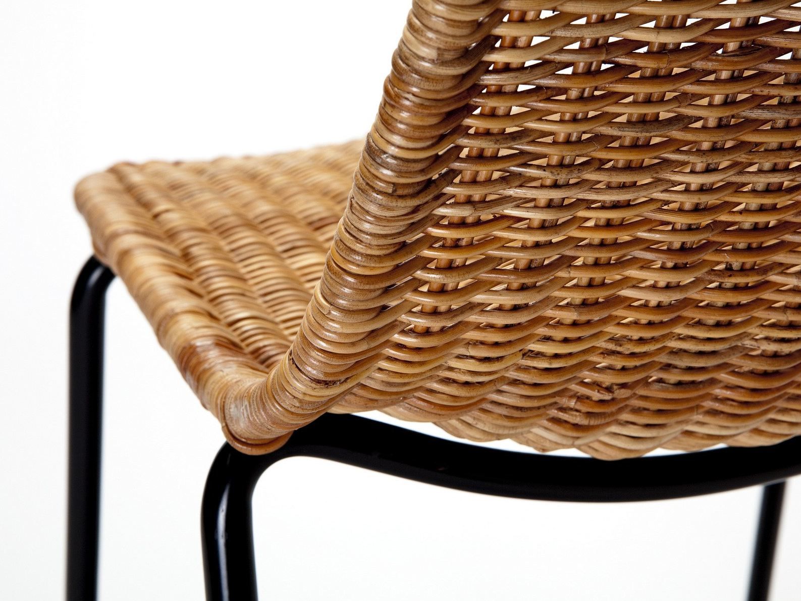 Stackable rattan chair BASKET By Feelgood Designs design Gian Franco Legler