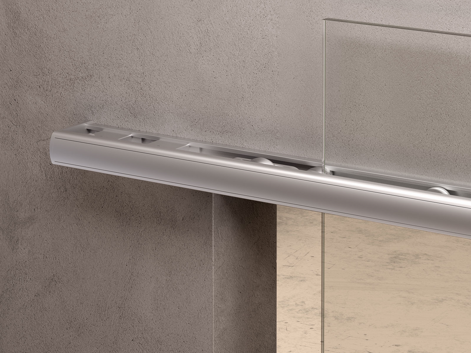 BATIK by GAROFOLI - Binario in metallo per porta scorrevole