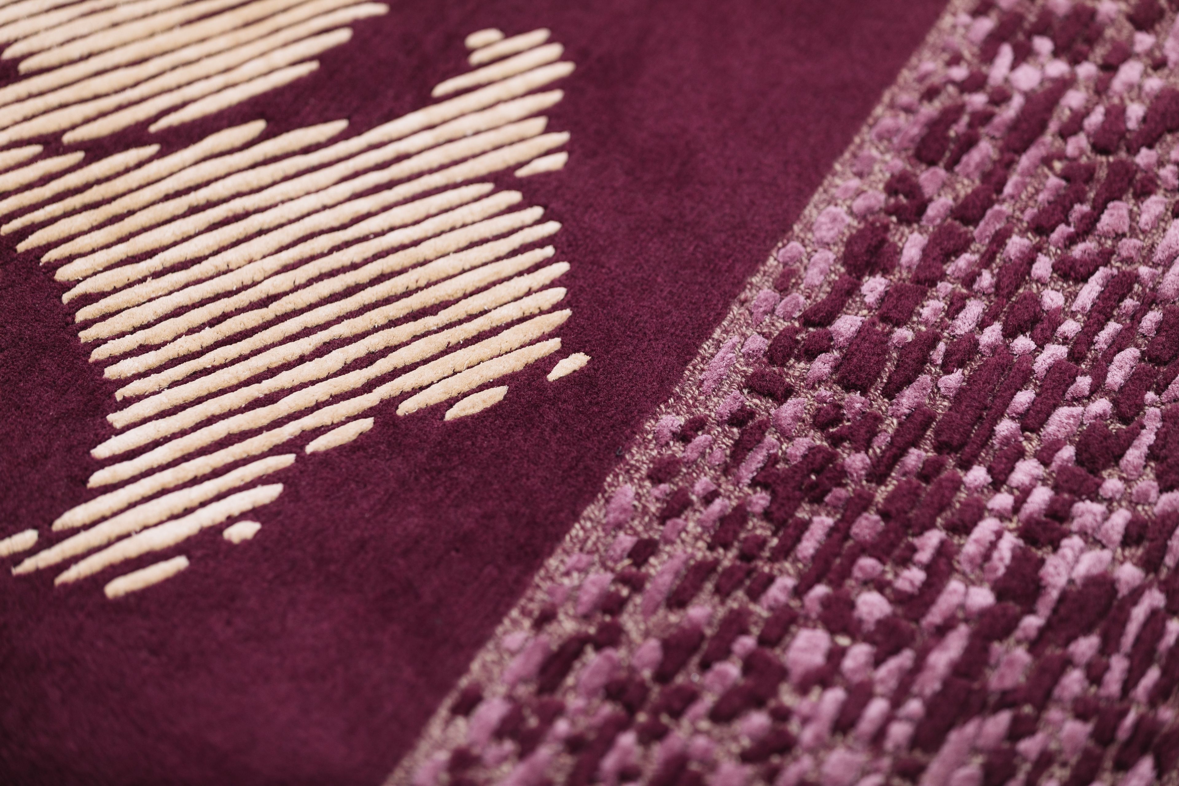 BEATRICE by Tapis Rouge - Tappeto fatto a mano in lana e seta - 4