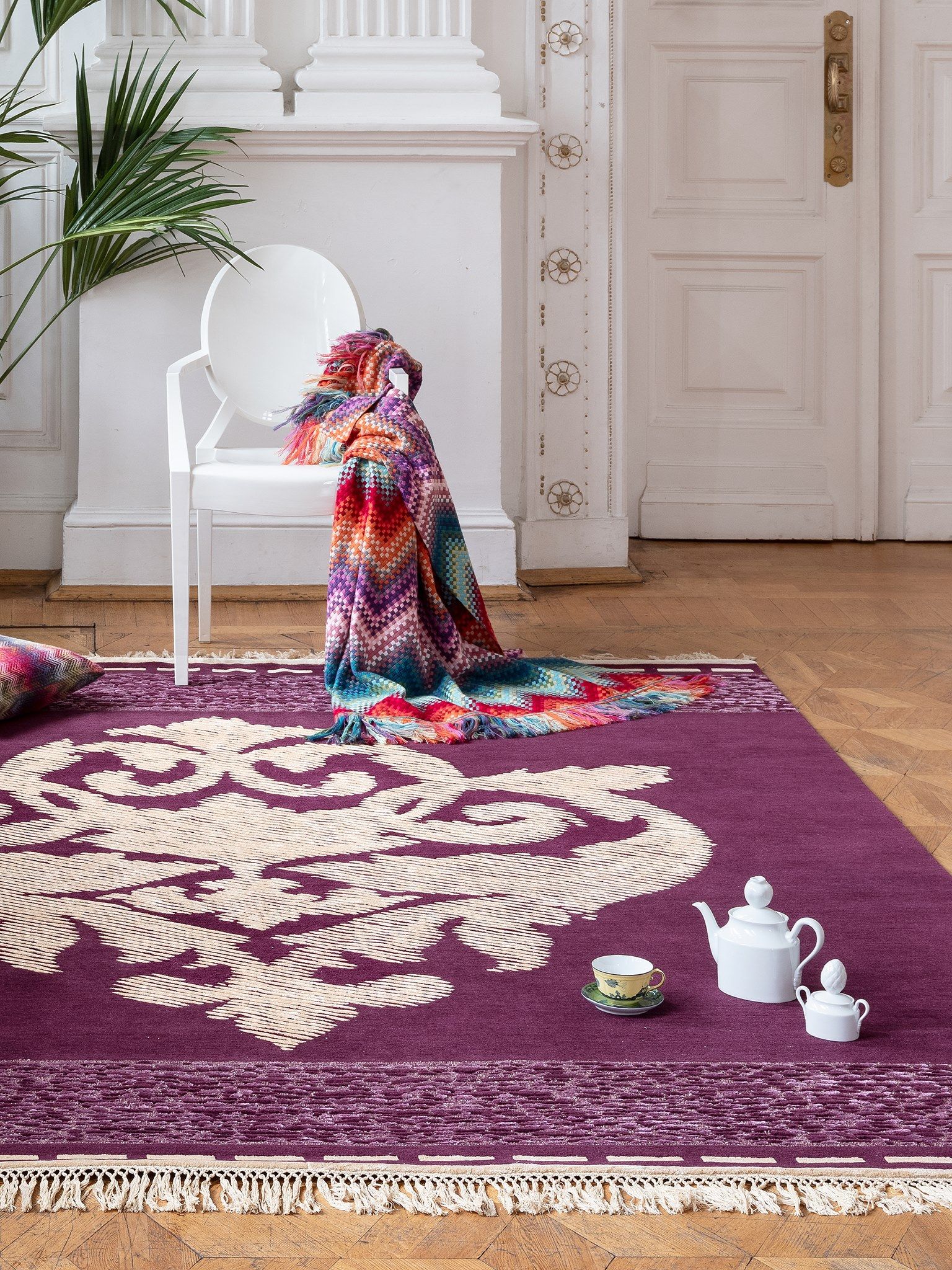 BEATRICE by Tapis Rouge - Tappeto fatto a mano in lana e seta - 2