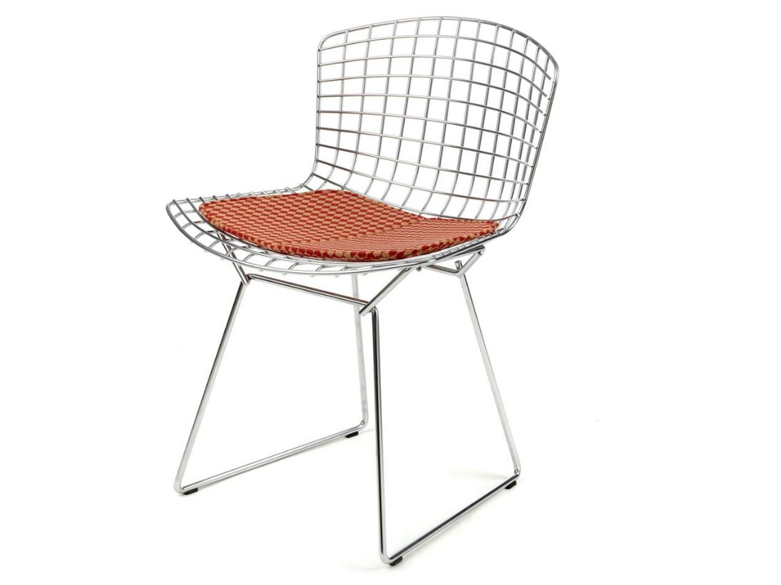 BERTOIA SIDE CHAIR chair with integrated cushion By KNOLL design Harry