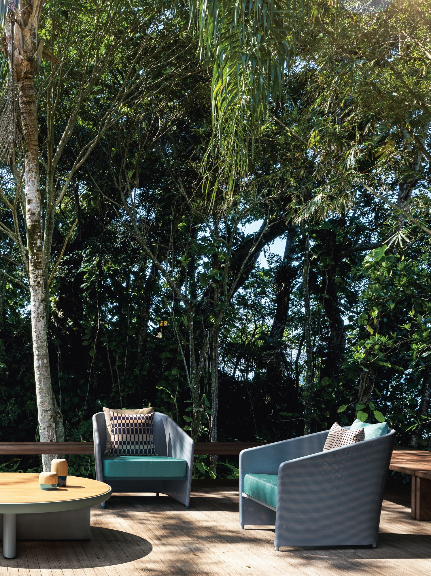 BITTA LOUNGE Garden armchair By Kettal design Rodolfo Dordoni