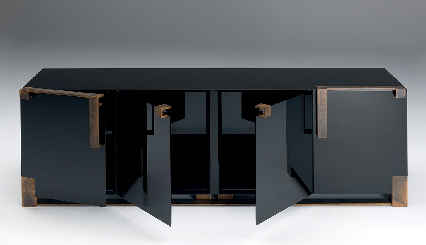 BLACK AND GOLD | Sideboard By Paolo Castelli