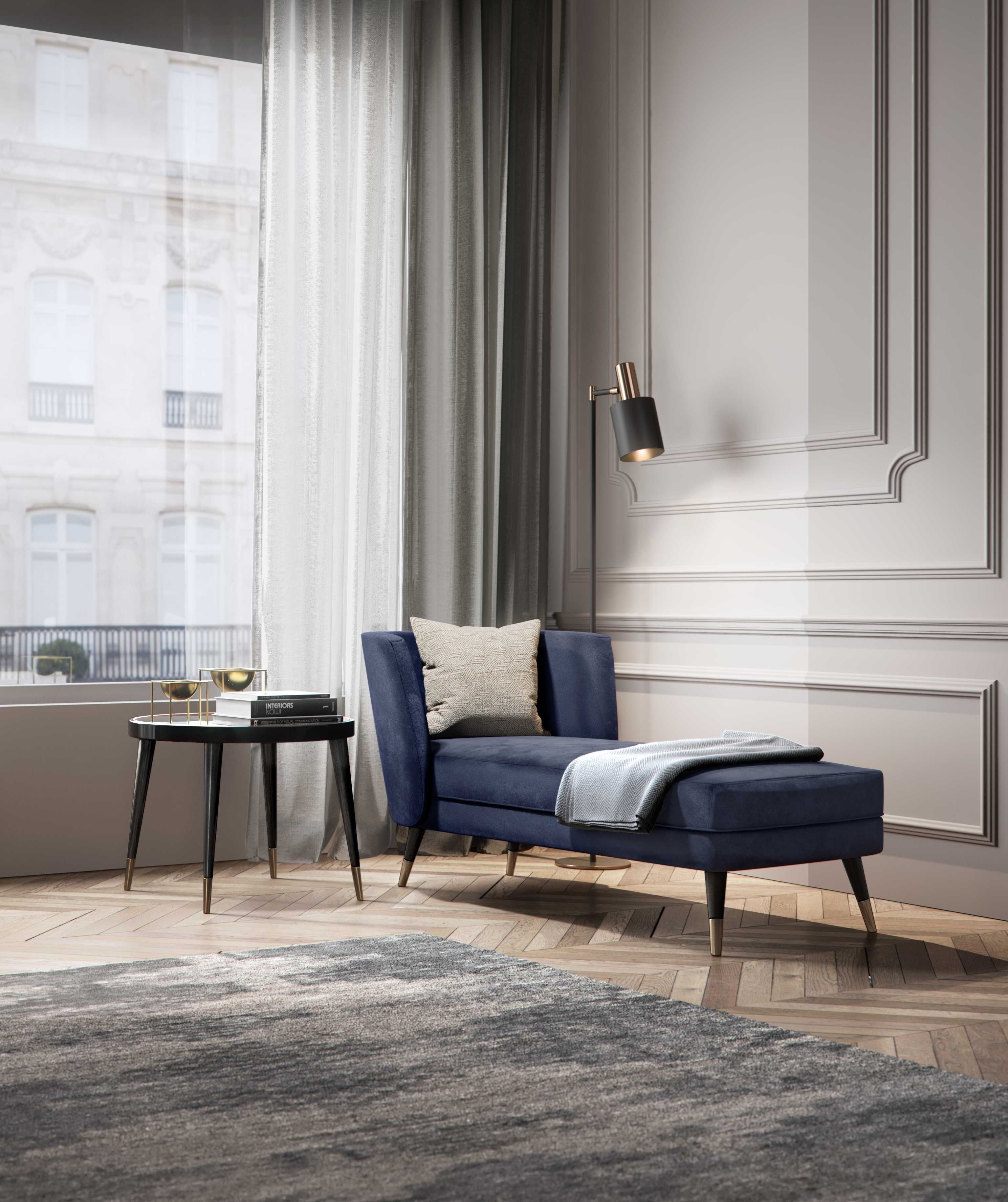 BLACK TIE D70 by Capital Collection - Tavolino rotondo alto in legno - 2