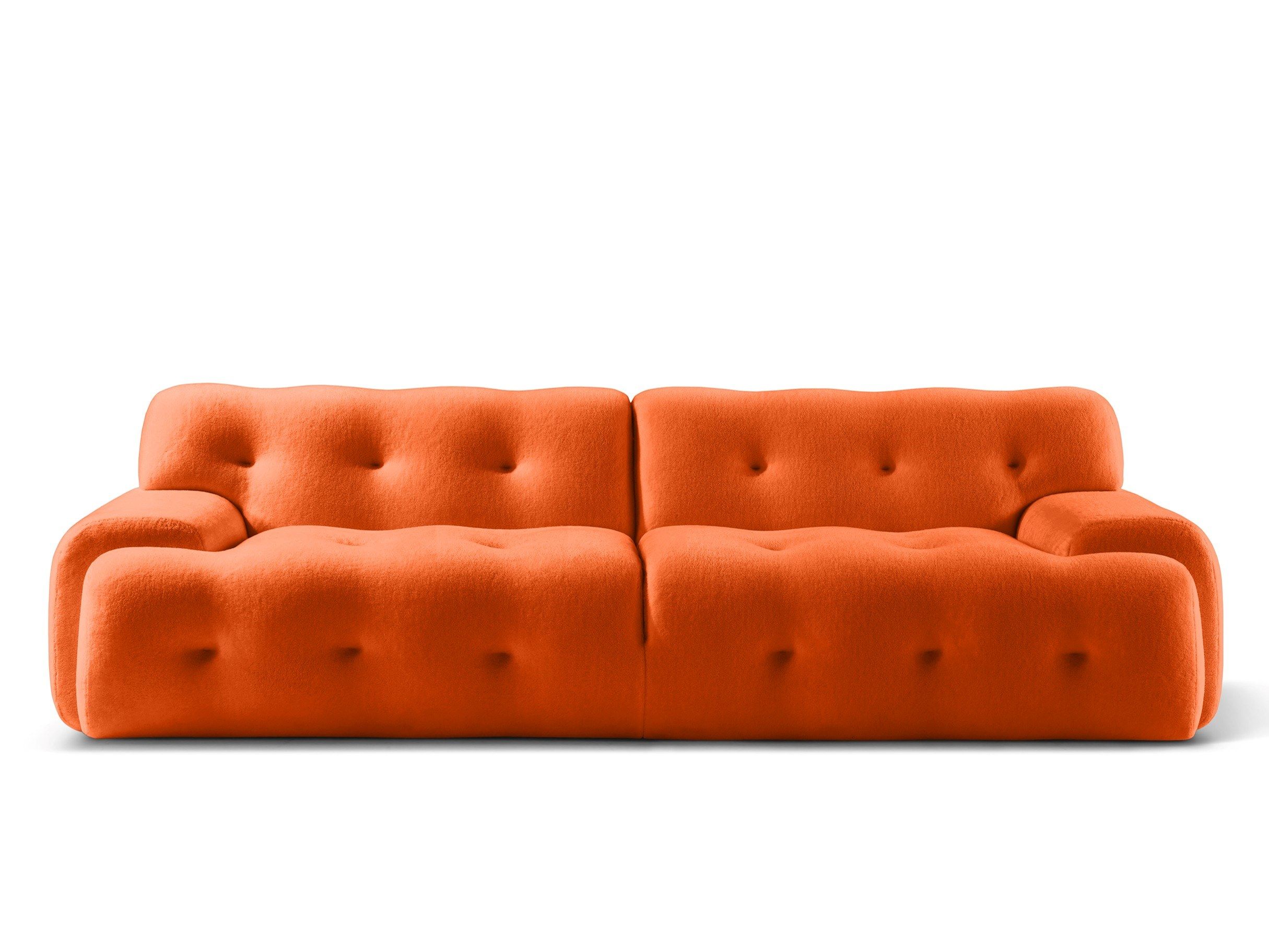 BLOGGER 3 3 seater fabric sofa By Roche Bobois design Maurizio