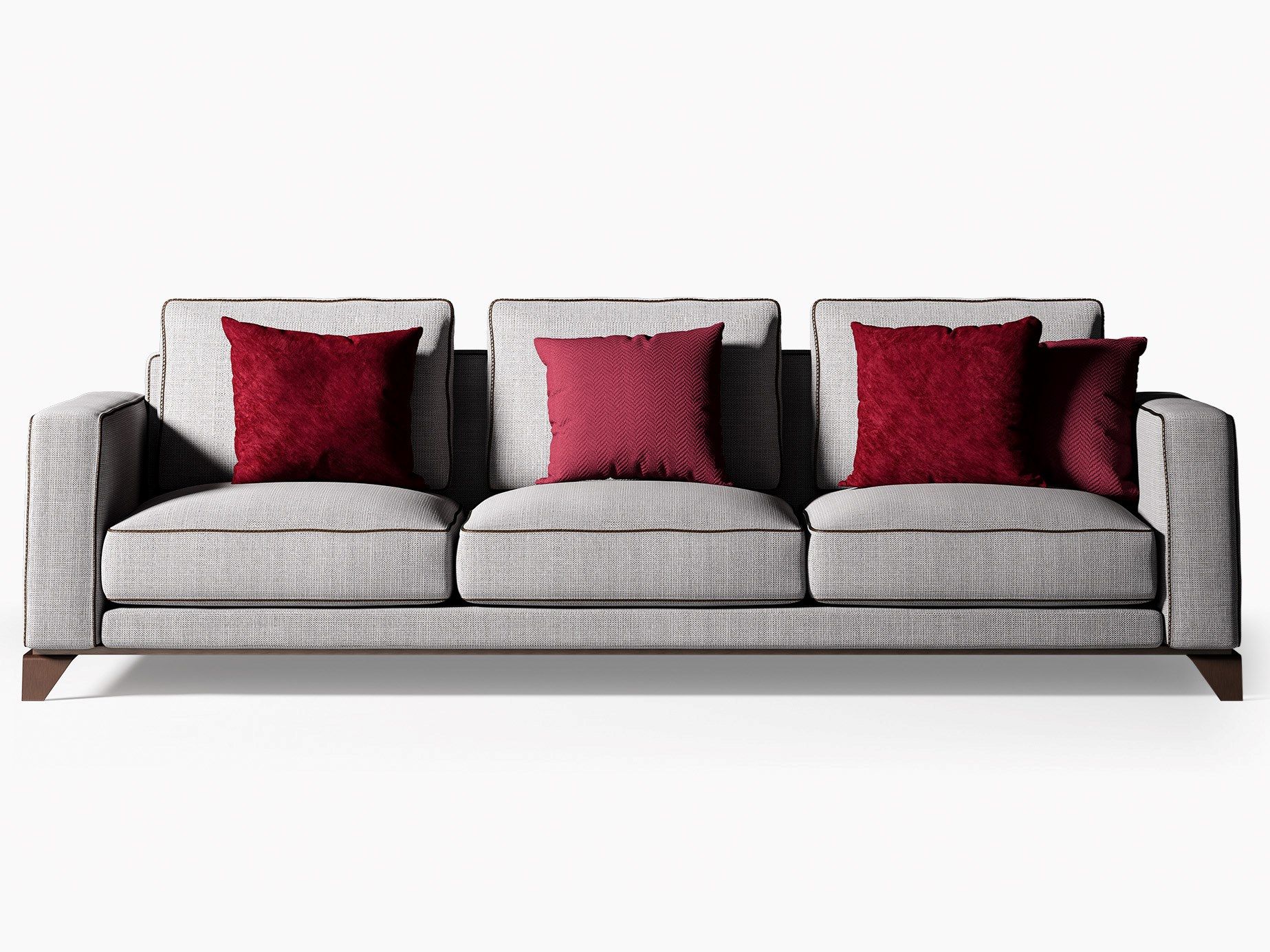 BLUE MOON 4 seater fabric sofa By CPRN HOMOOD design Lucia Ippolito