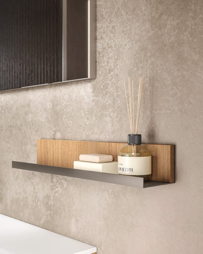 MARS 01 by BMT - Mobile lavabo sospeso con specchio - 3