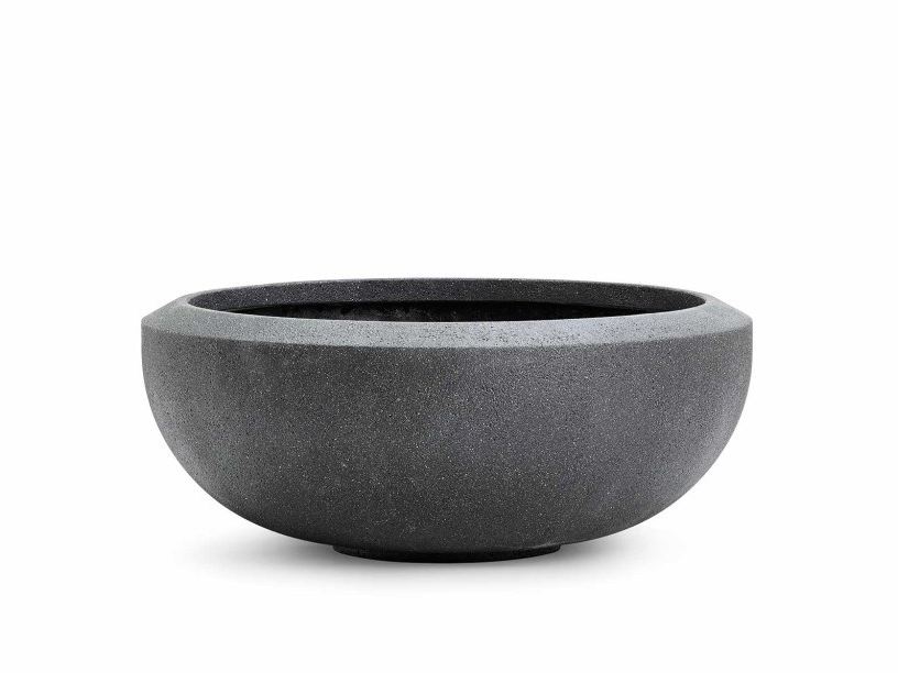 Round Fiber Cement Flower Pot BOBOLI By VESTRE round-fiber-cement-flower-pot-boboli-by-vestre