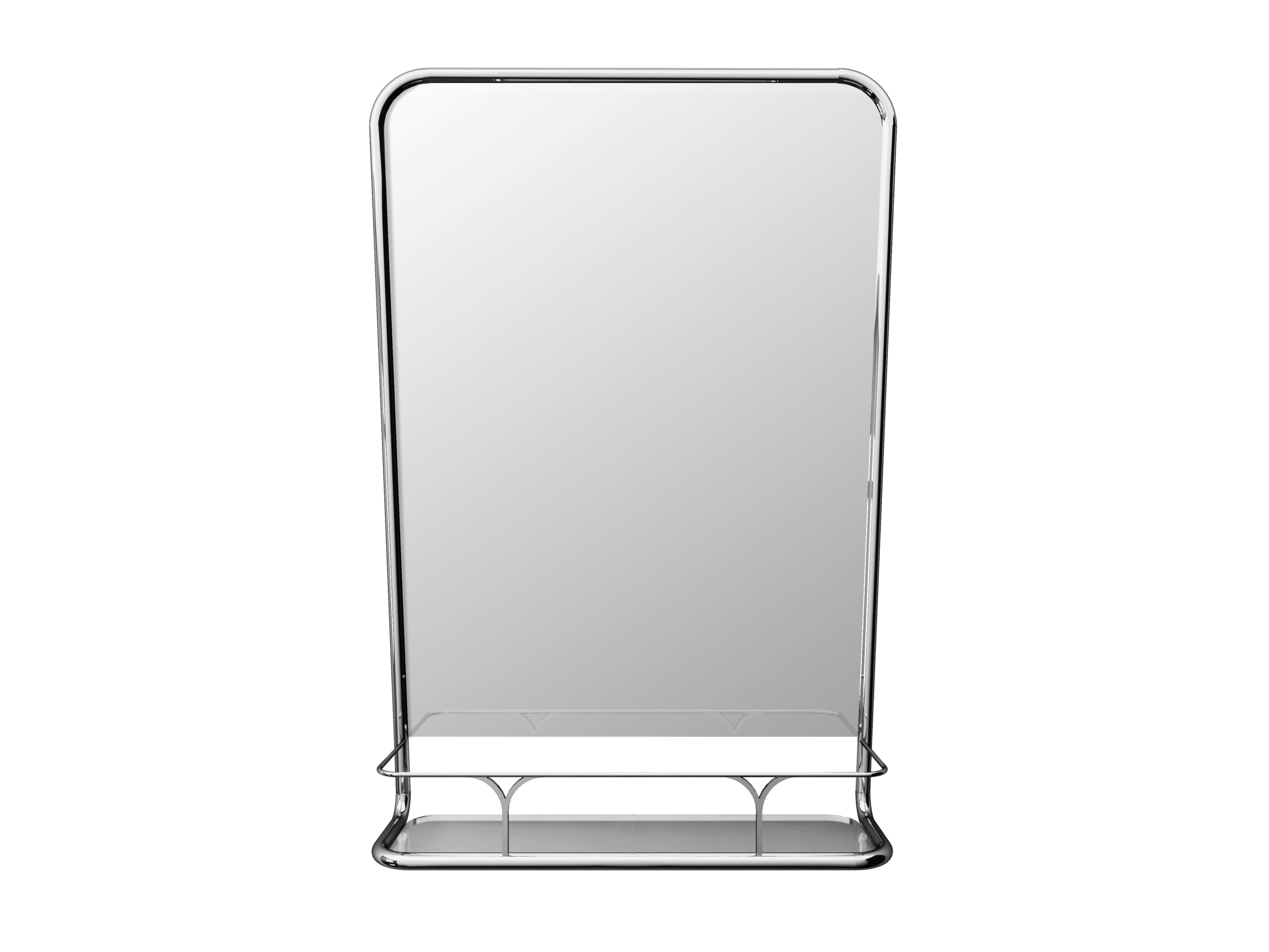 BOOGIE by Devon&Devon - Specchio con mensola in ottone per bagno