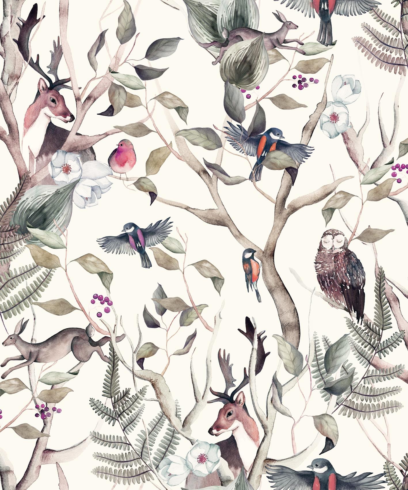 BOSCO INCANTATO Wallpaper By Jannelli Volpi bosco-incantato-wallpaper-by-jannelli-volpi