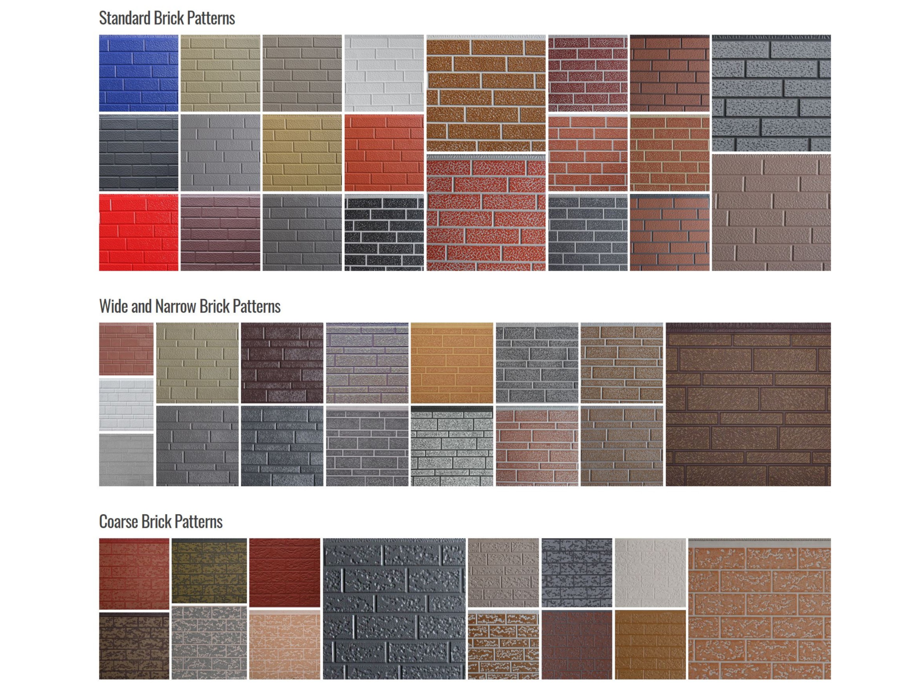Sandwich panel for partition walls BRICK PATTERNS By MAXON