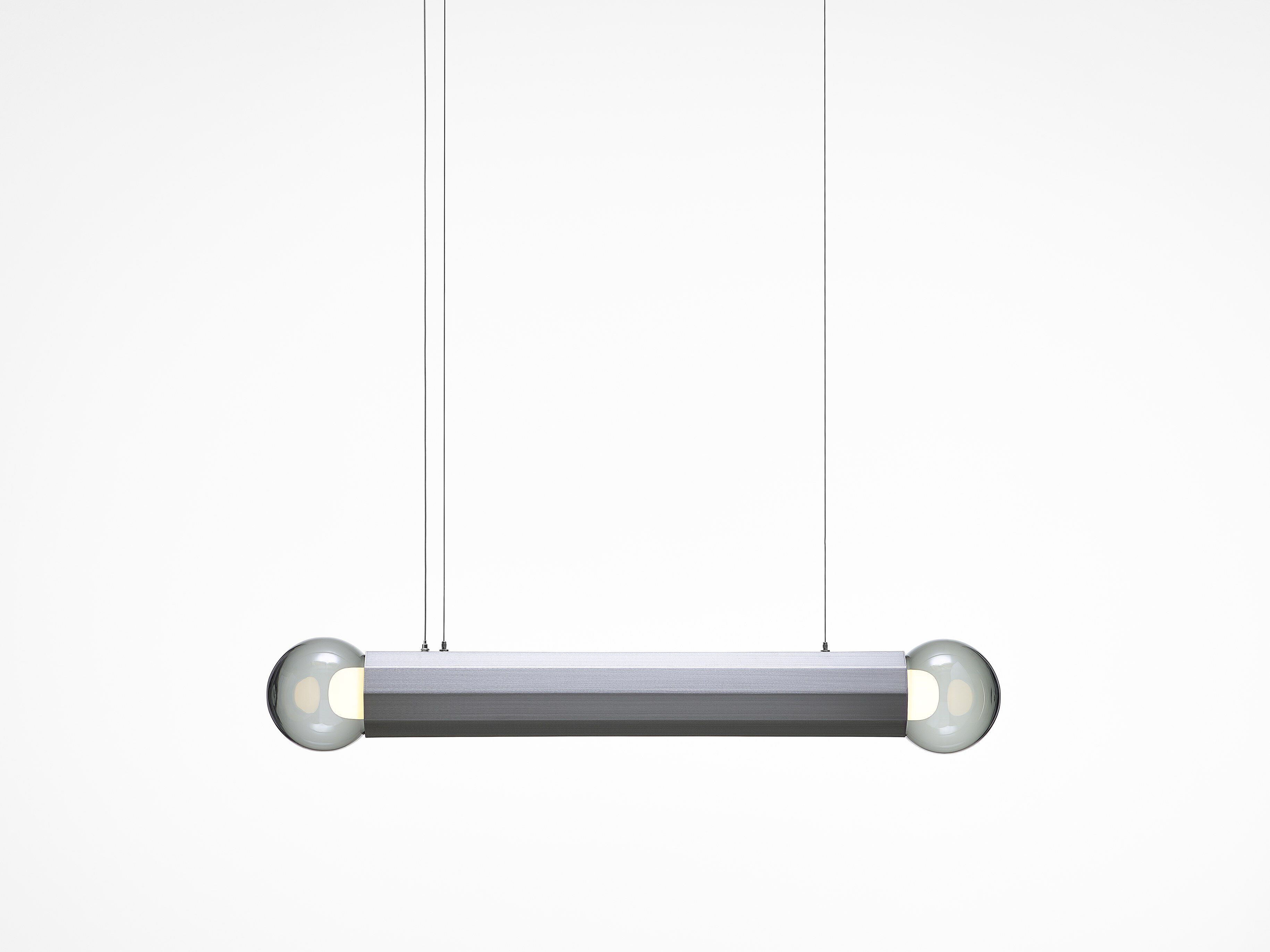 PRISMA DOUBLE by BROKIS - Lampada a sospensione a LED in vetro soffiato e metallo - 23