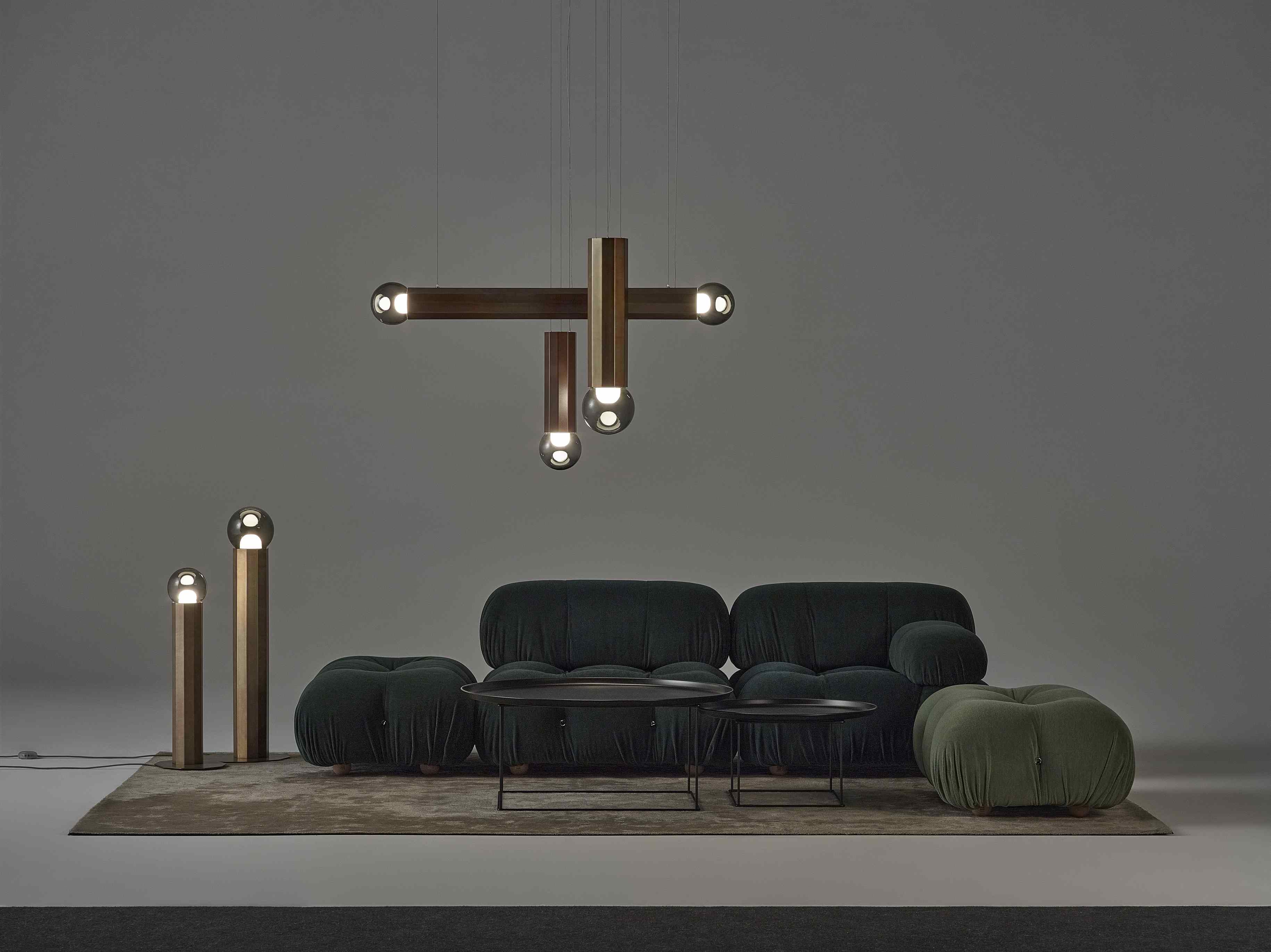 PRISMA DOUBLE by BROKIS - Lampada a sospensione a LED in vetro soffiato e metallo - 16