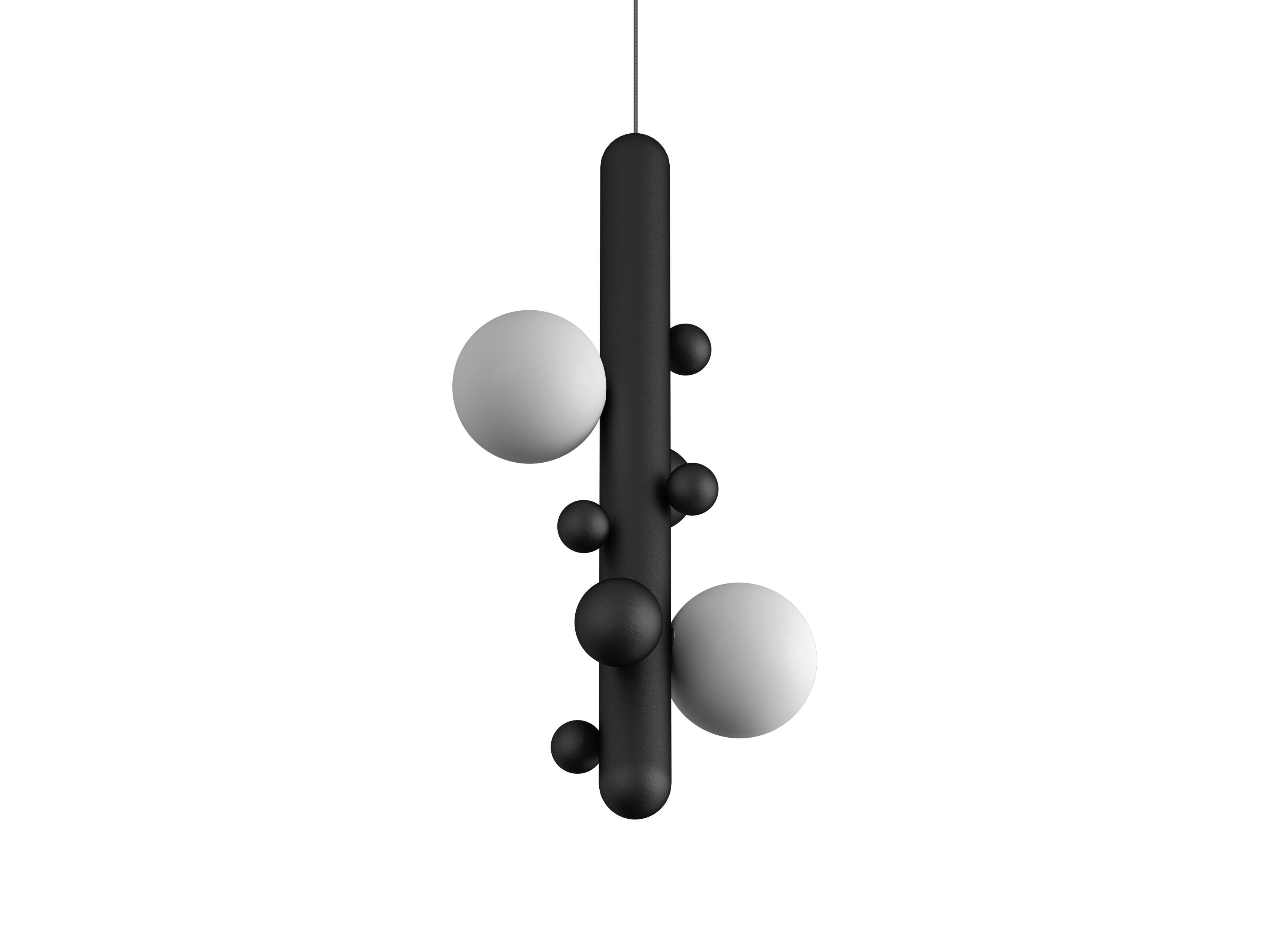 LUNAR P by Babich.studio - Lampada a sospensione a LED in acciaio e vetro