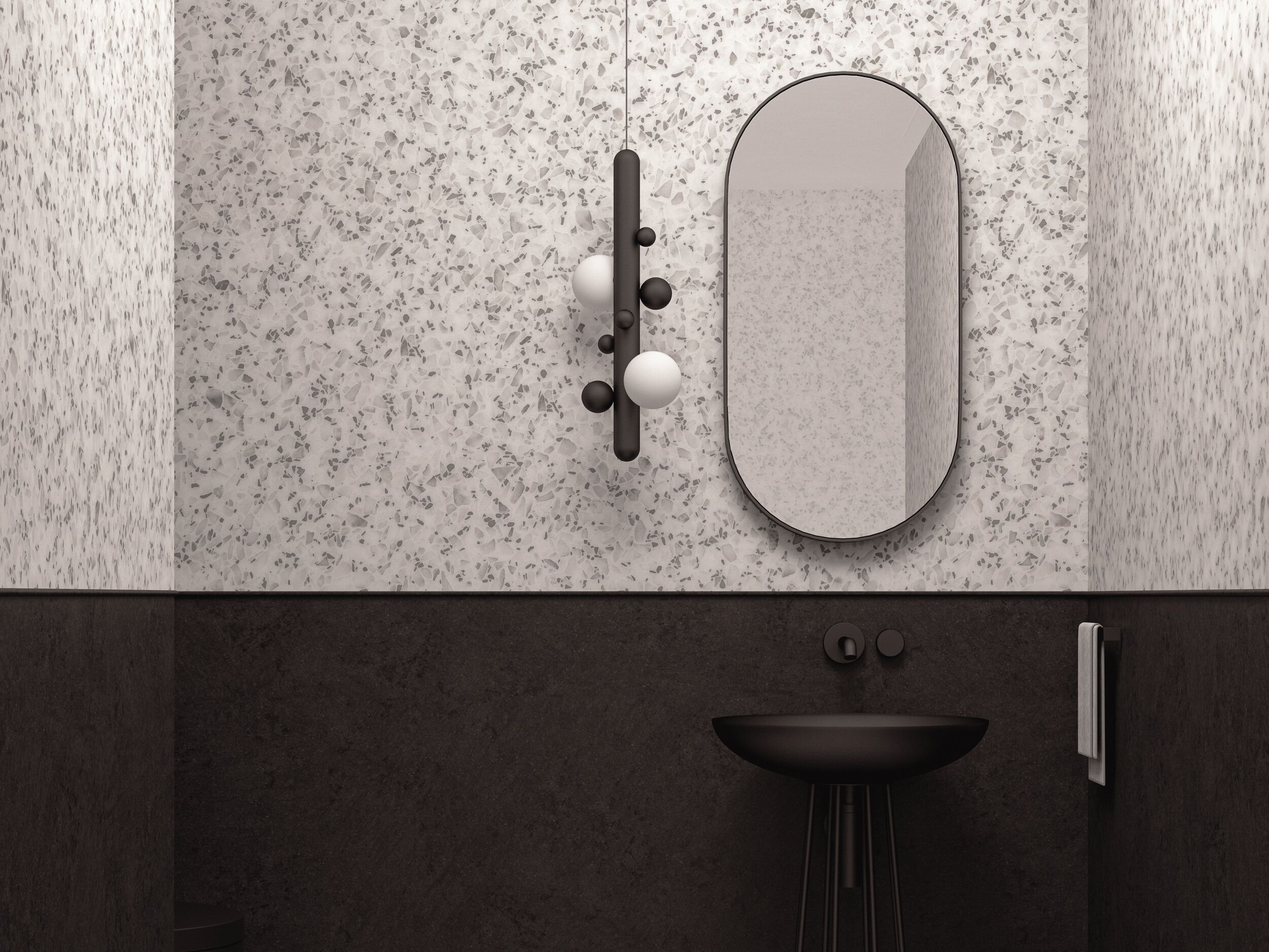 LUNAR P by Babich.studio - Lampada a sospensione a LED in acciaio e vetro - 10