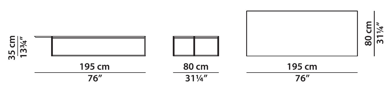 Dimensions ICARO STONE