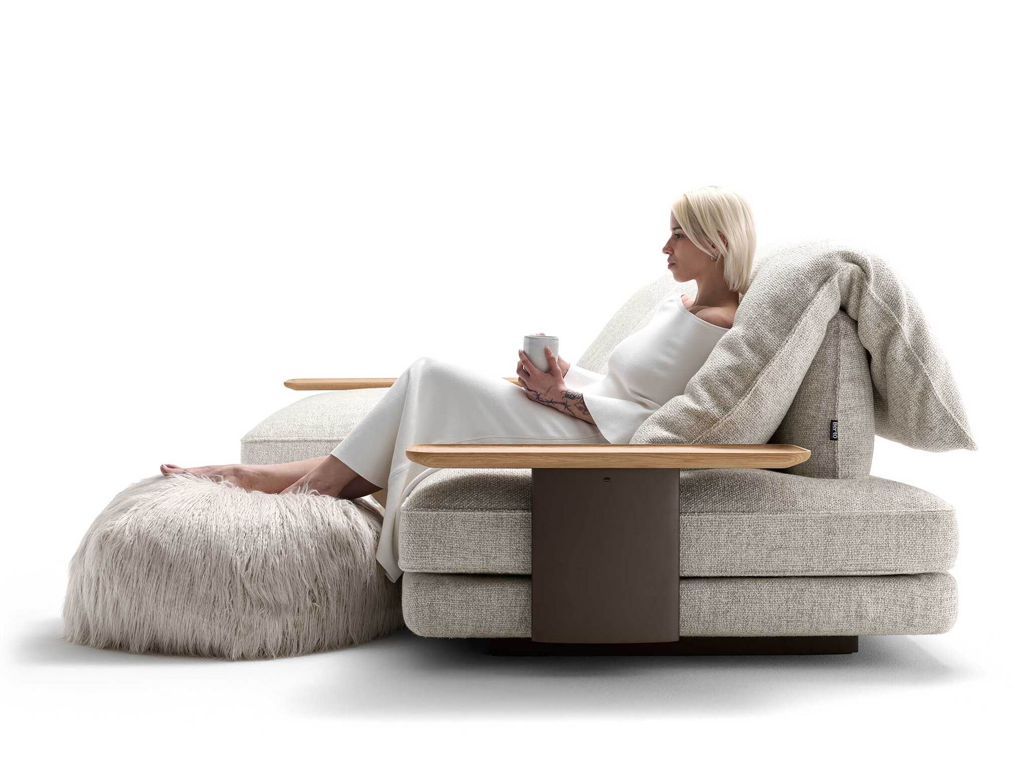 ZIGGY by BertO - Pouf in tessuto - 7