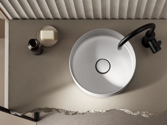 BETTELIV SHELL by Bette - Lavabo rotondo da appoggio