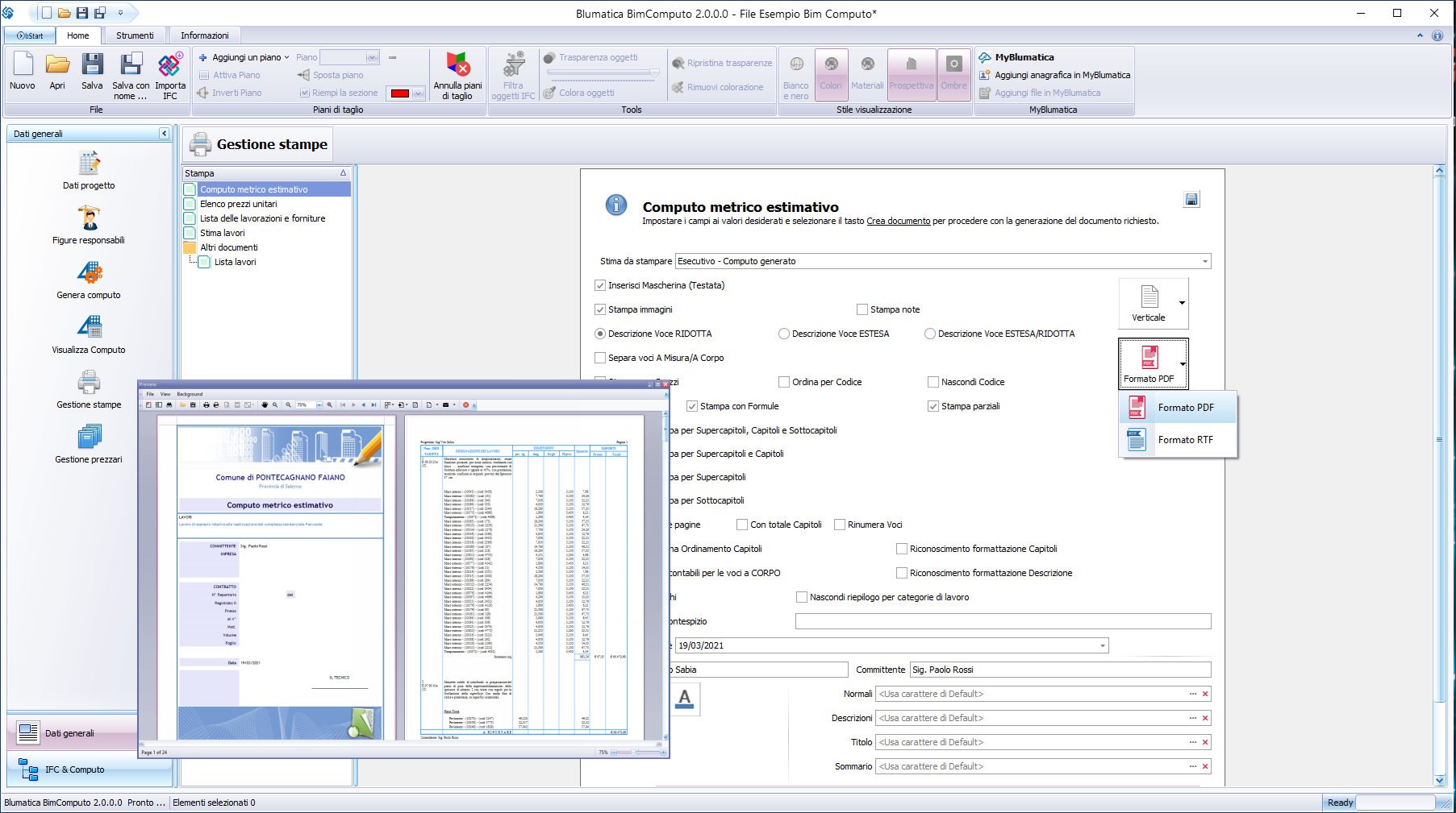 Disegno tecnico CAD 2D 3D Blumatica BIM Computo - Blumatica - Edilportale