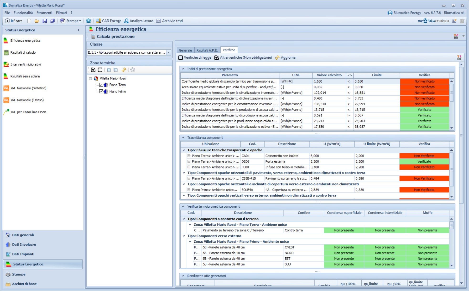 Blumatica Energy by Blumatica - Certificazione energetica (L.10 91, DLgs 311 06) - 15