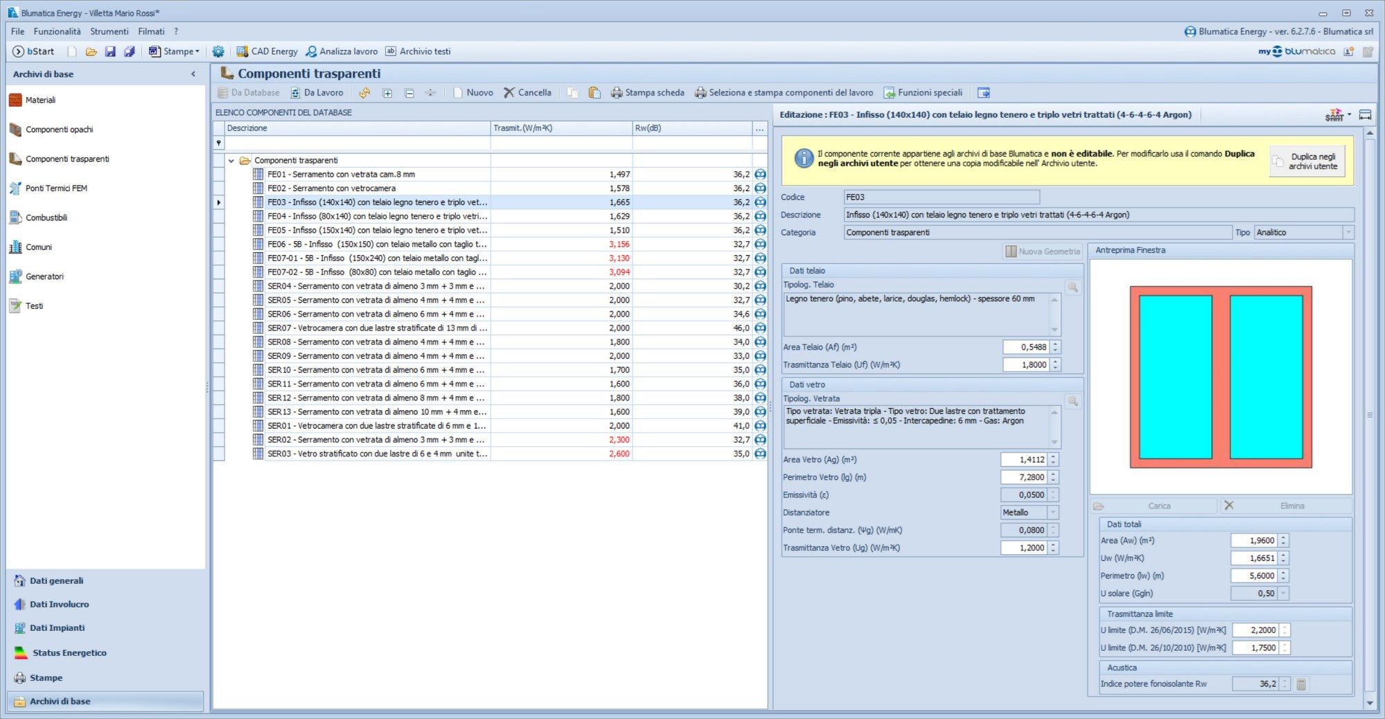 Blumatica Energy by Blumatica - Certificazione energetica (L.10 91, DLgs 311 06) - 23