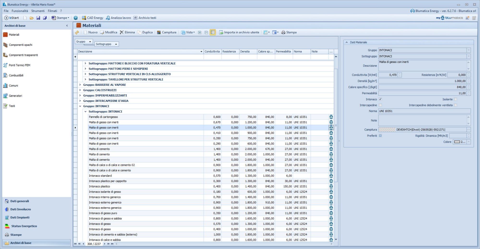 Blumatica Energy by Blumatica - Certificazione energetica (L.10 91, DLgs 311 06) - 22