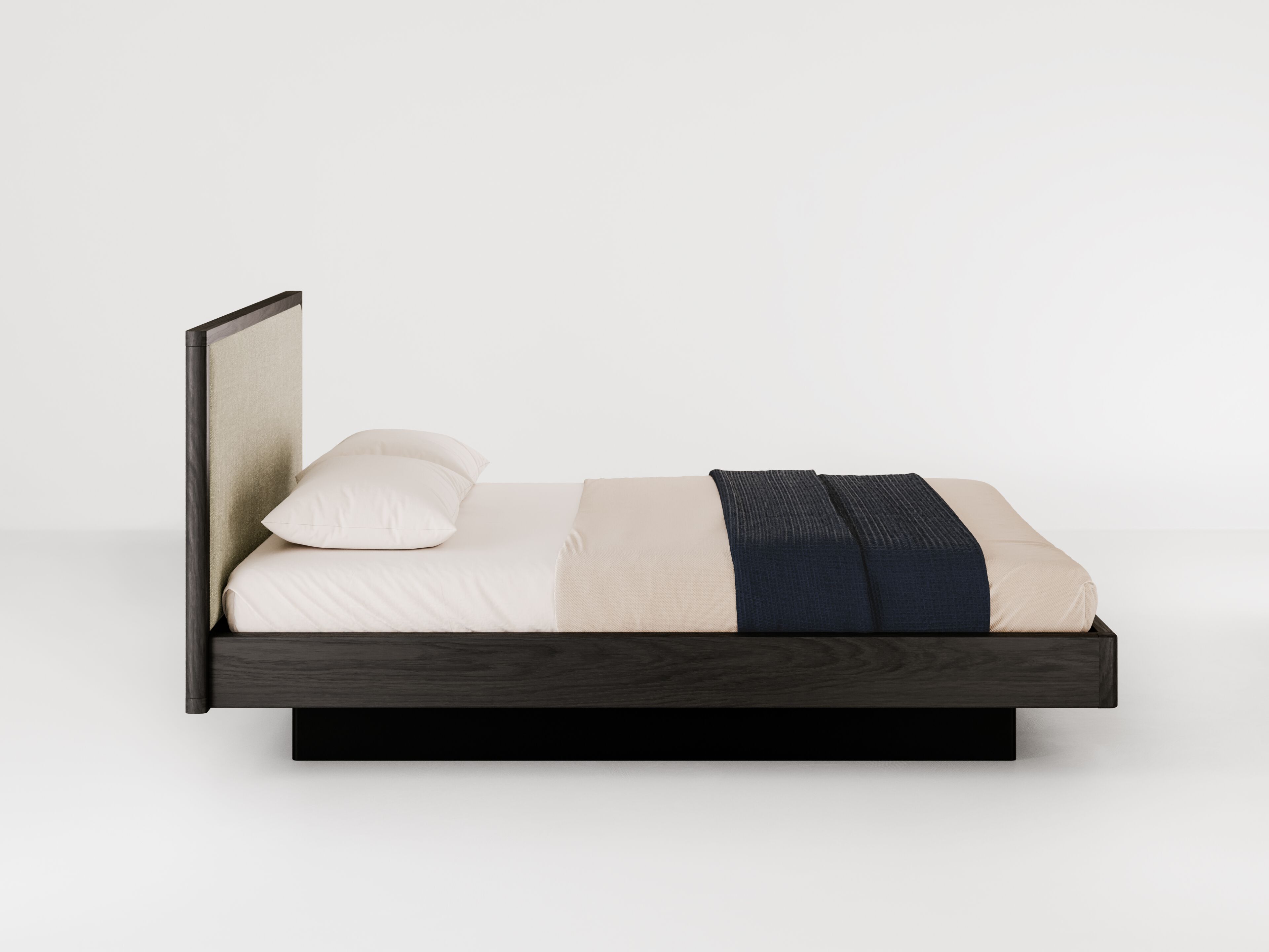 AWASE SOFT by Bolzan - Letto matrimoniale in legno con testiera imbottita - 2