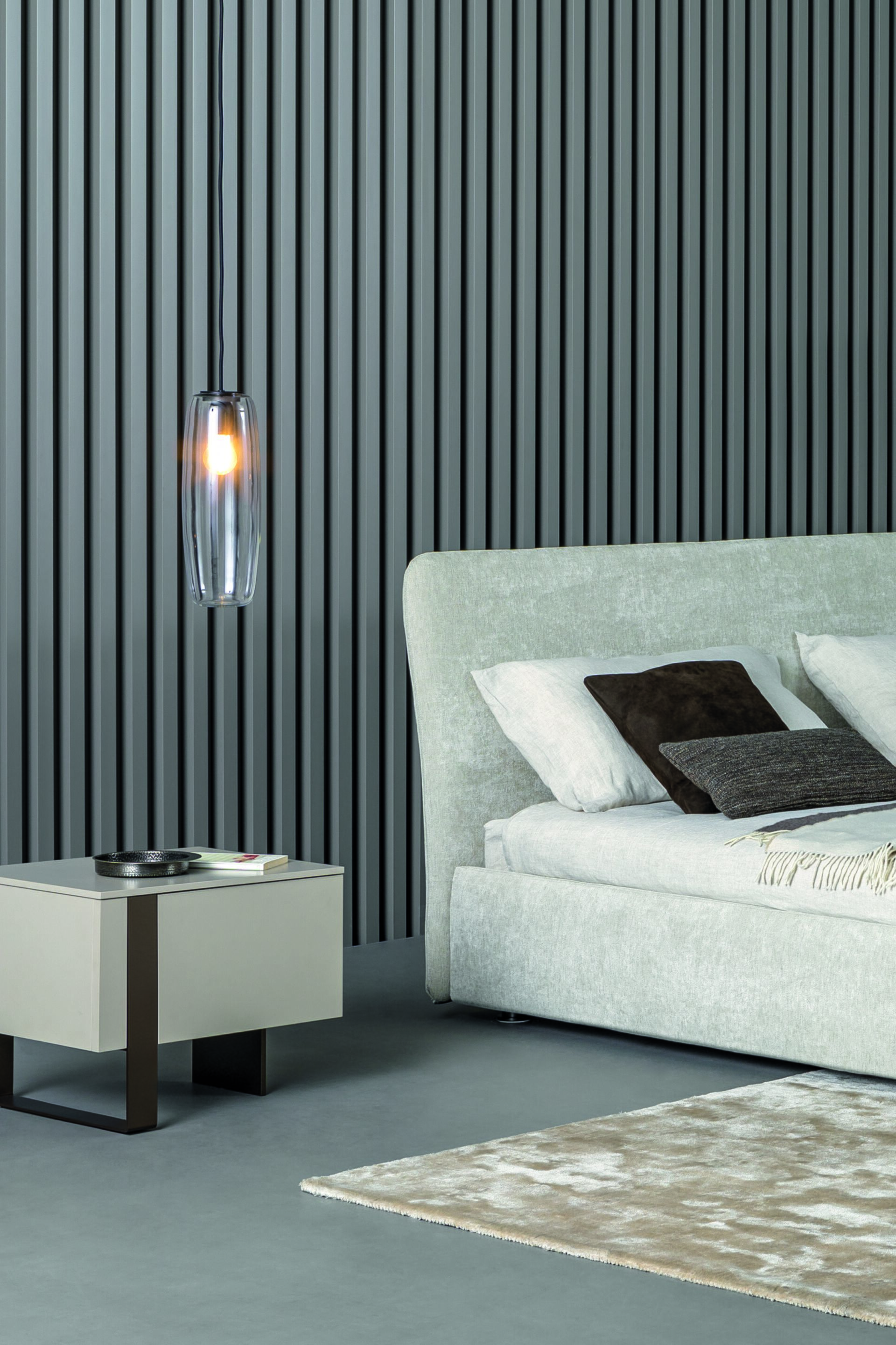 ANTIBES Wooden bedside table with drawers By Bonaldo design Elle Lab