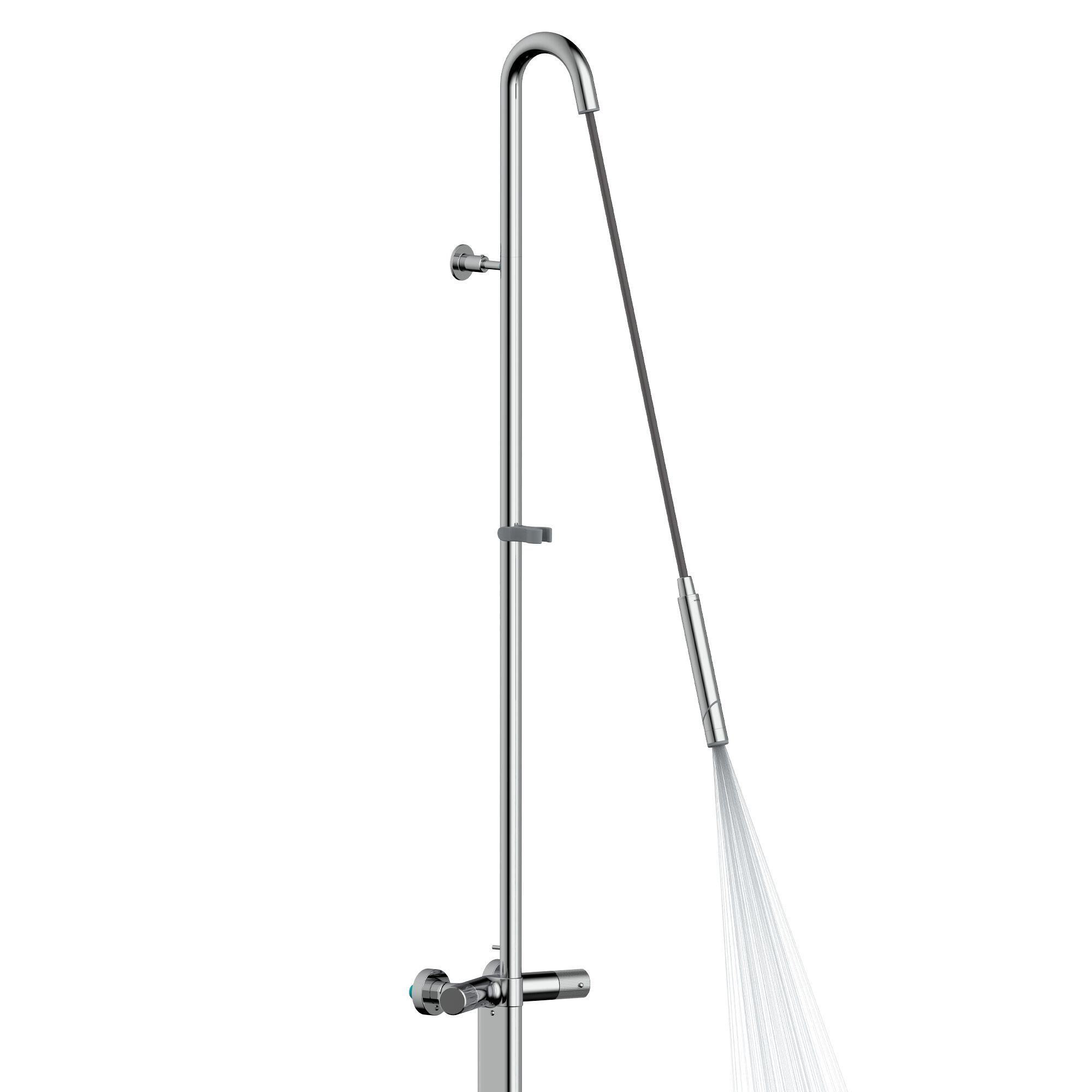 PLY by Bossini - Colonna doccia termostatica in ottone cromato - 7