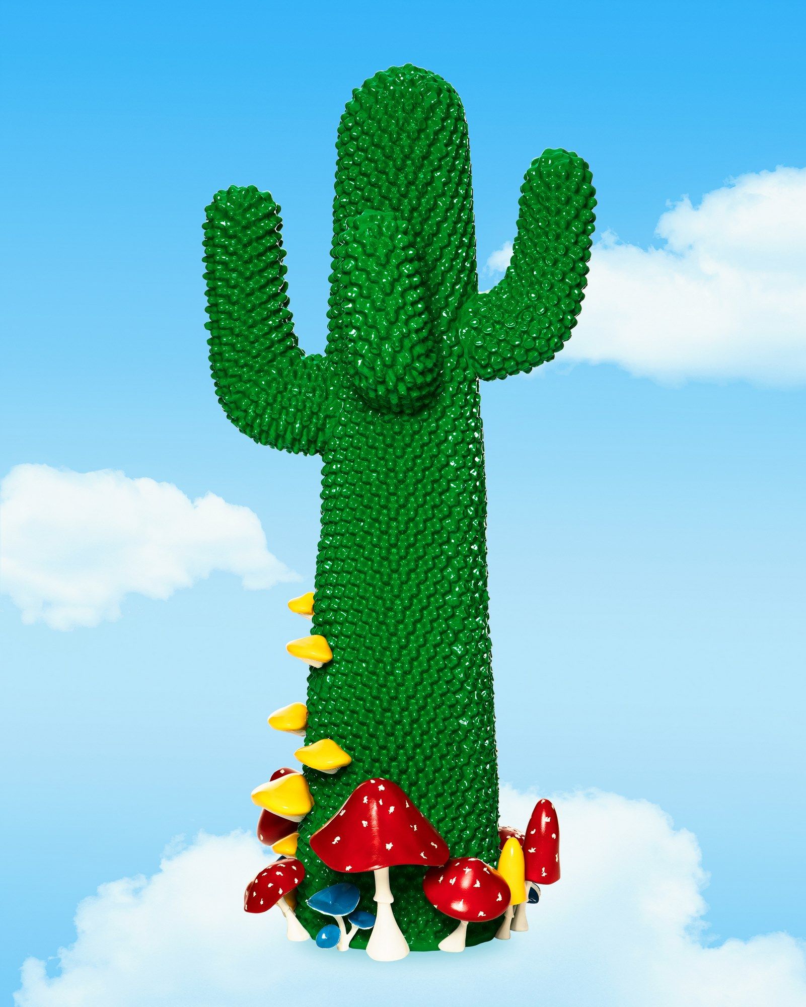 SHROOM CACTUS coat rack By Gufram