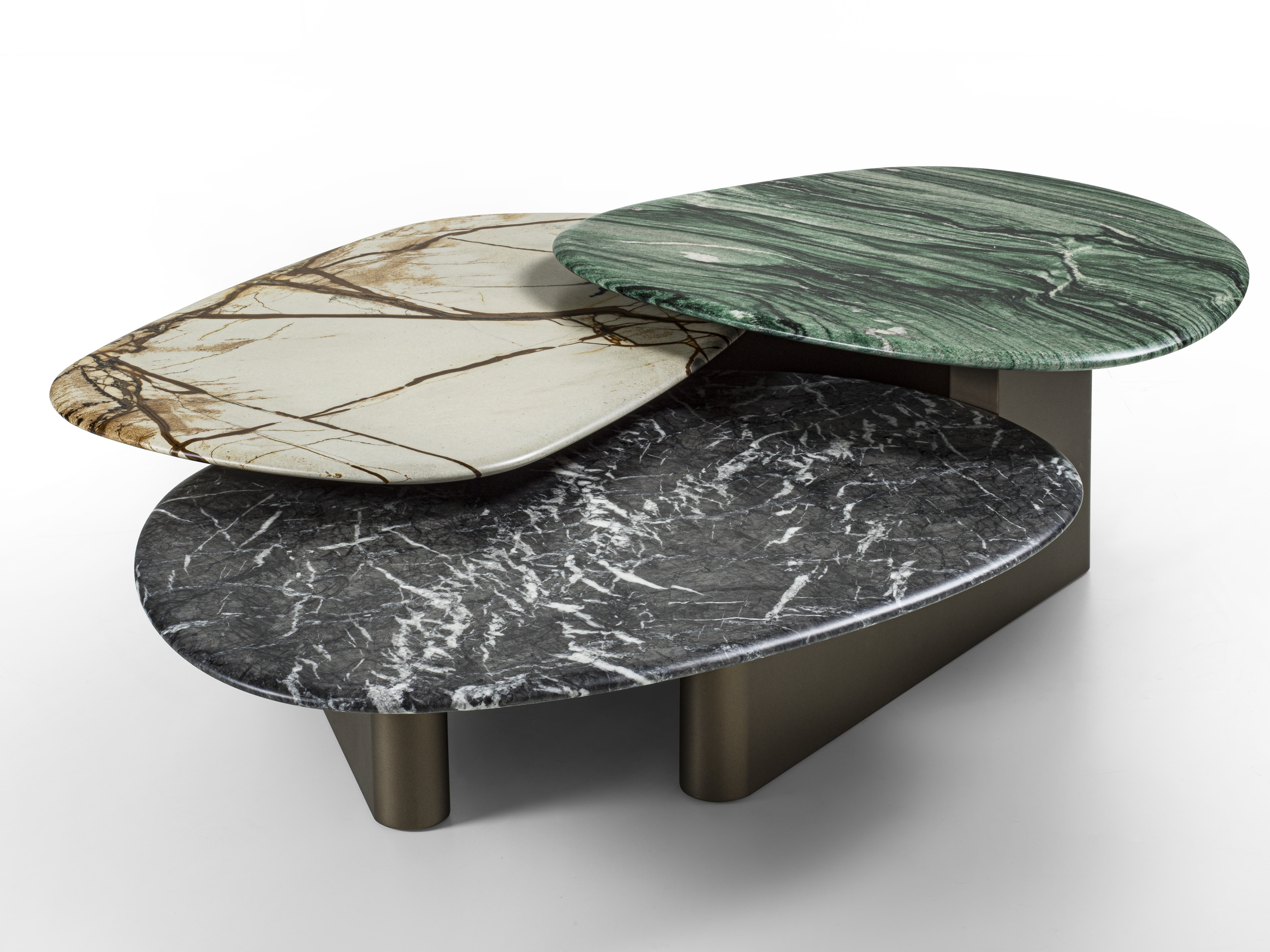 CALLISTO MIX Coffee table By Porada | design Carlo Ballabio